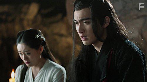 Vin Zhang and Xudan Zhu in Three Lives Three Worlds, Ten Miles of Peach Blossom (2017)