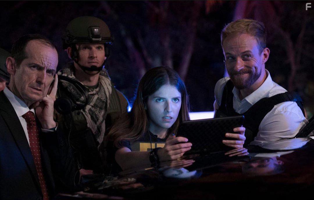 Anna Kendrick, Denis O'Hare, Isaiah Stratton, and Adam David Thompson in The Day Shall Come (2019)