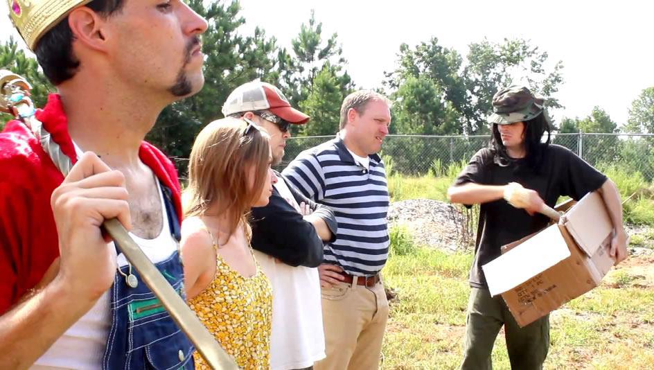 Michael D. Friedman, Grant Garlinghouse, Dave R. Watkins, Nate Hill, and Candace Mabry in Lumber Baron Season One the Movie (2018)