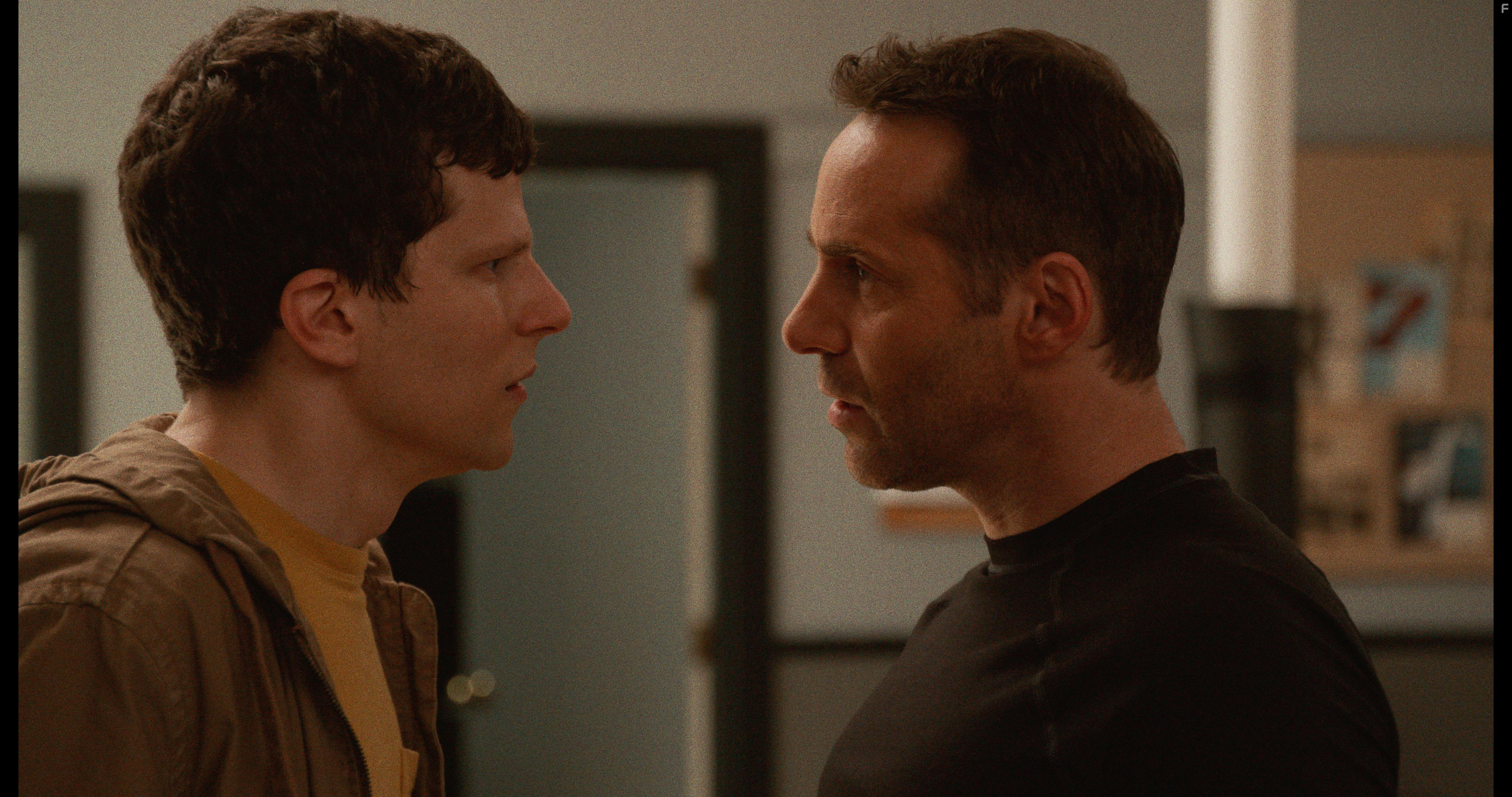 Alessandro Nivola and Jesse Eisenberg in The Art of Self-Defense (2019)