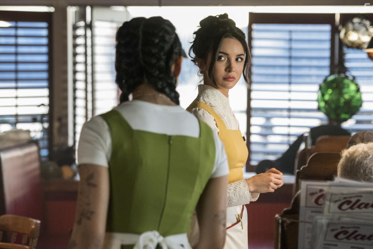 Leah Lewis and Maddison Jaizani in Nancy Drew (2019)