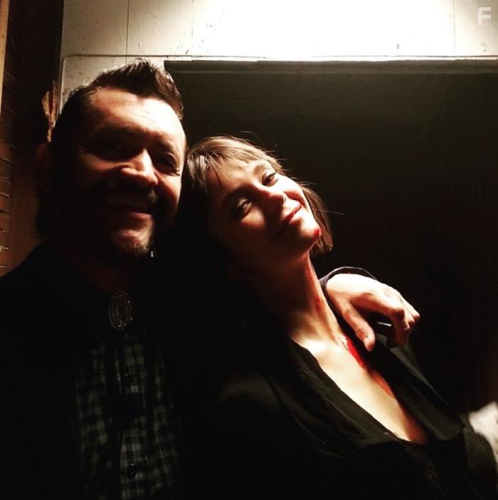 Clifton Collins Jr. and Nina Dobrev in Lucky Day (2019)