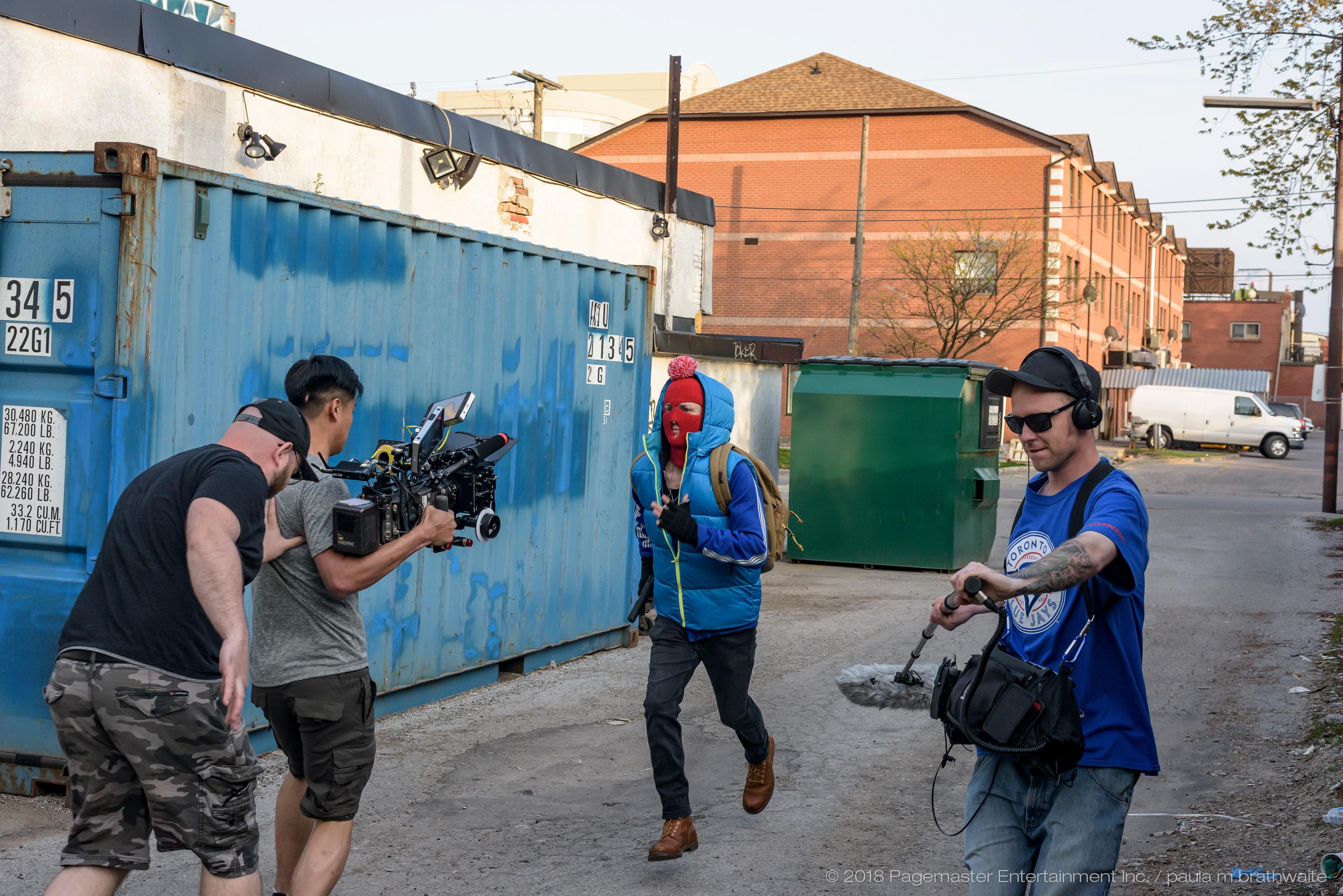 Jeremy Ferdman, Bojan Nedic, Jack Yan Chen, and Benjamin Barton in Robbery (2018)