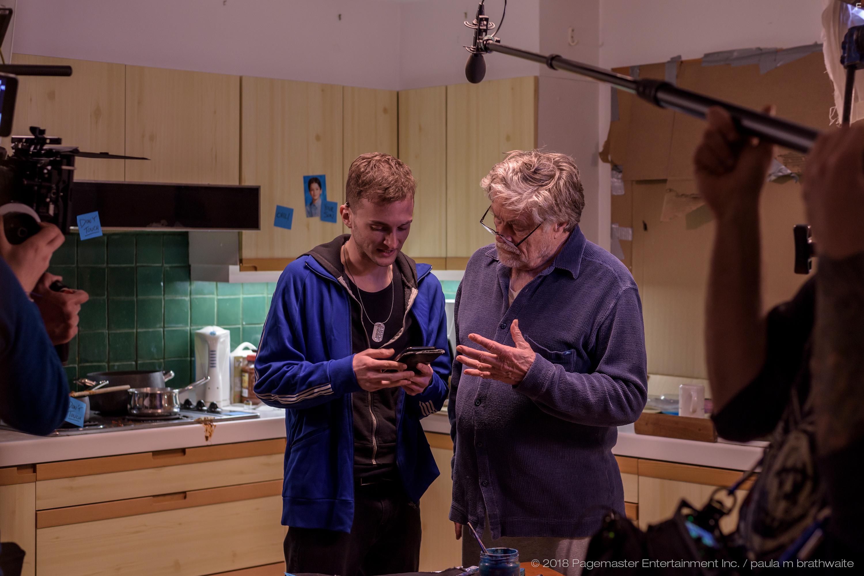 Art Hindle and Jeremy Ferdman in Robbery (2018)