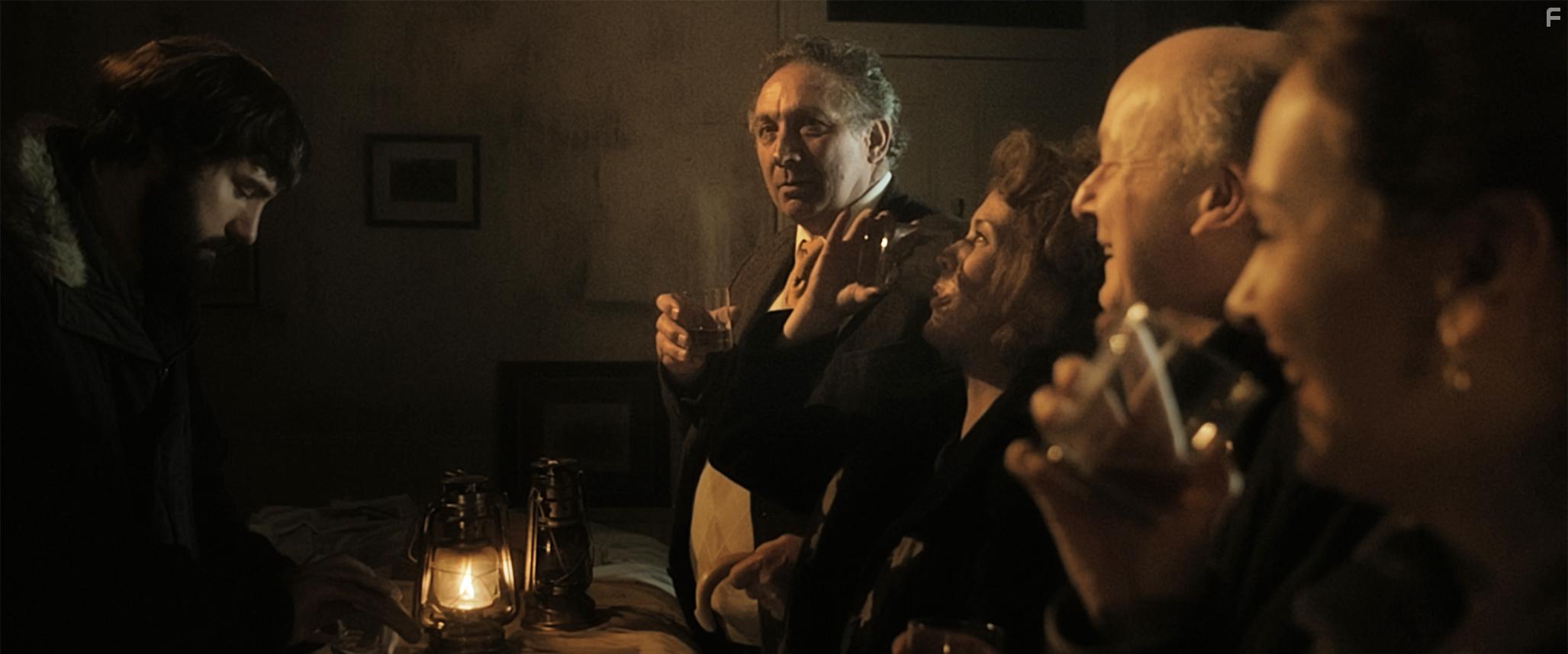 Therese Bradley, Richard Hope, Rebecca Johnson, Robert Vernon, and Timothy Harker in The Village in the Woods (2019)