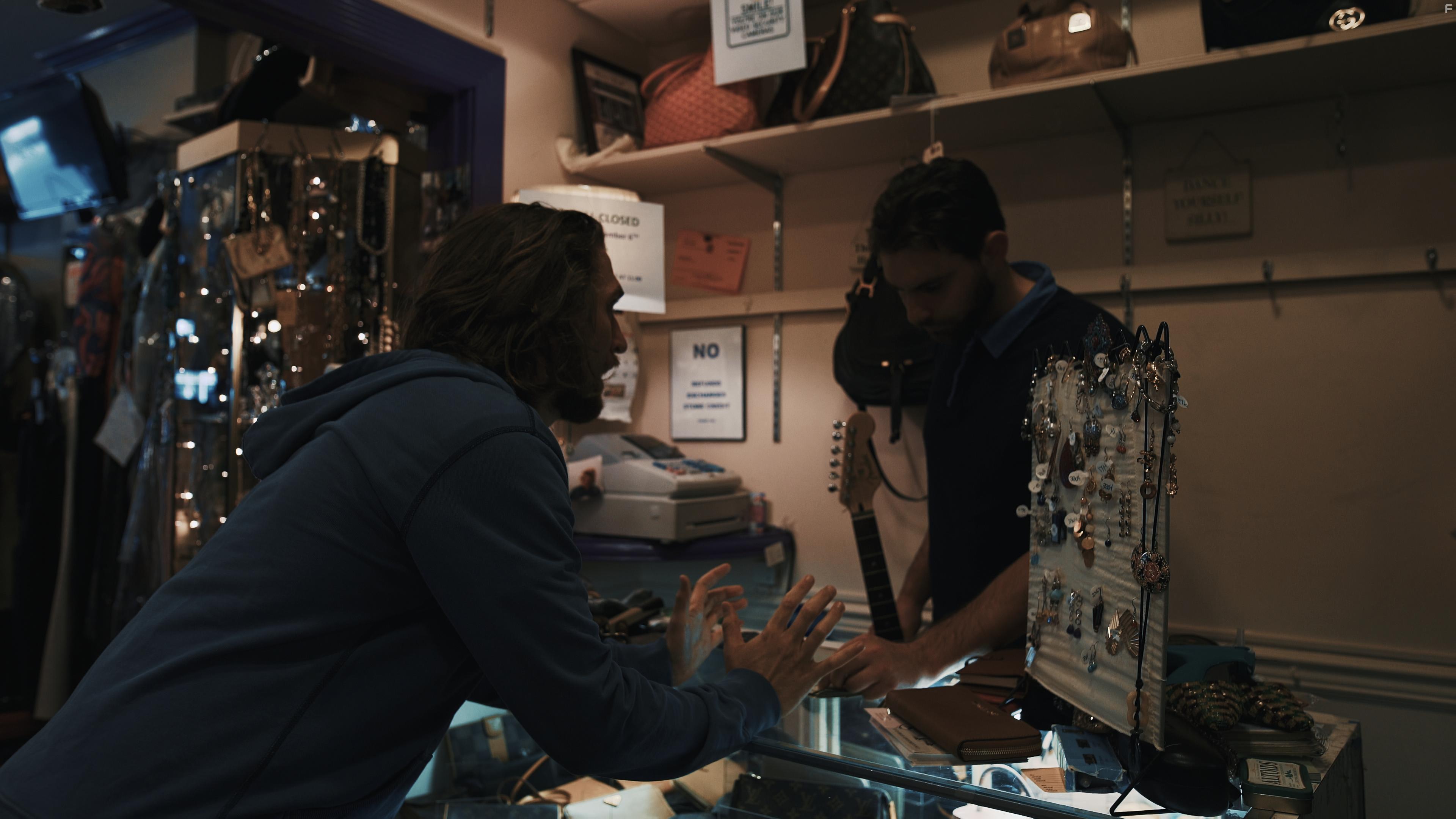 Derek Long and Justin Grosso in Not Alone (2019)