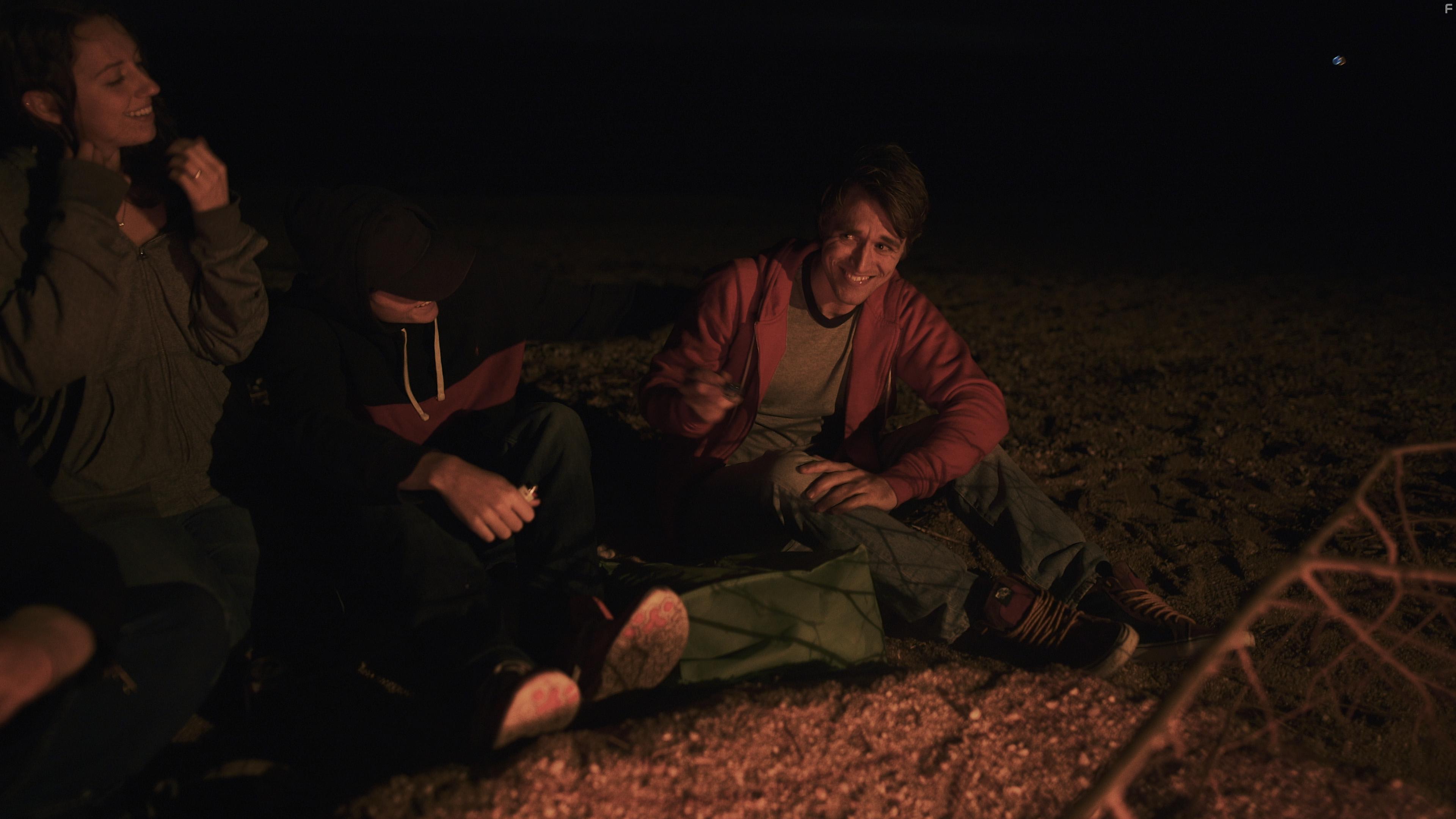 Derek Long, Gregory Prosser, and Morgan Pascucci in Not Alone (2019)