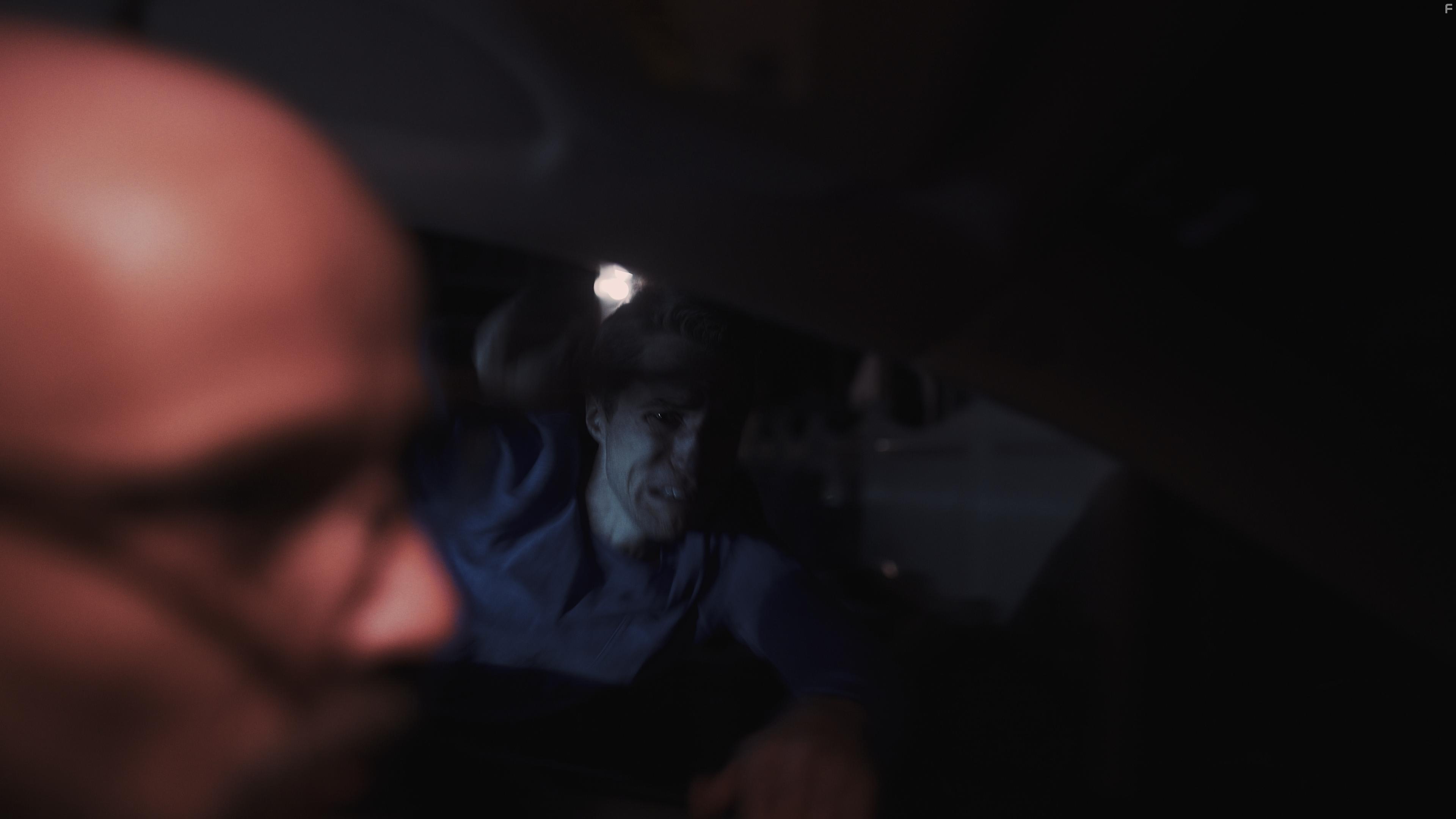 Derek Long and Robert Davies in Not Alone (2019)