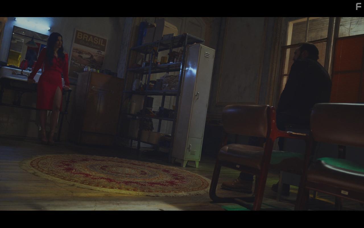 Nicolas Cage and Anabelle Acosta in Kill Chain (2019)