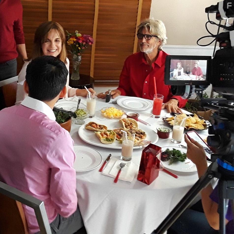 Eric Roberts, Linda Gray, and Ren Mena in Prescience (2019)