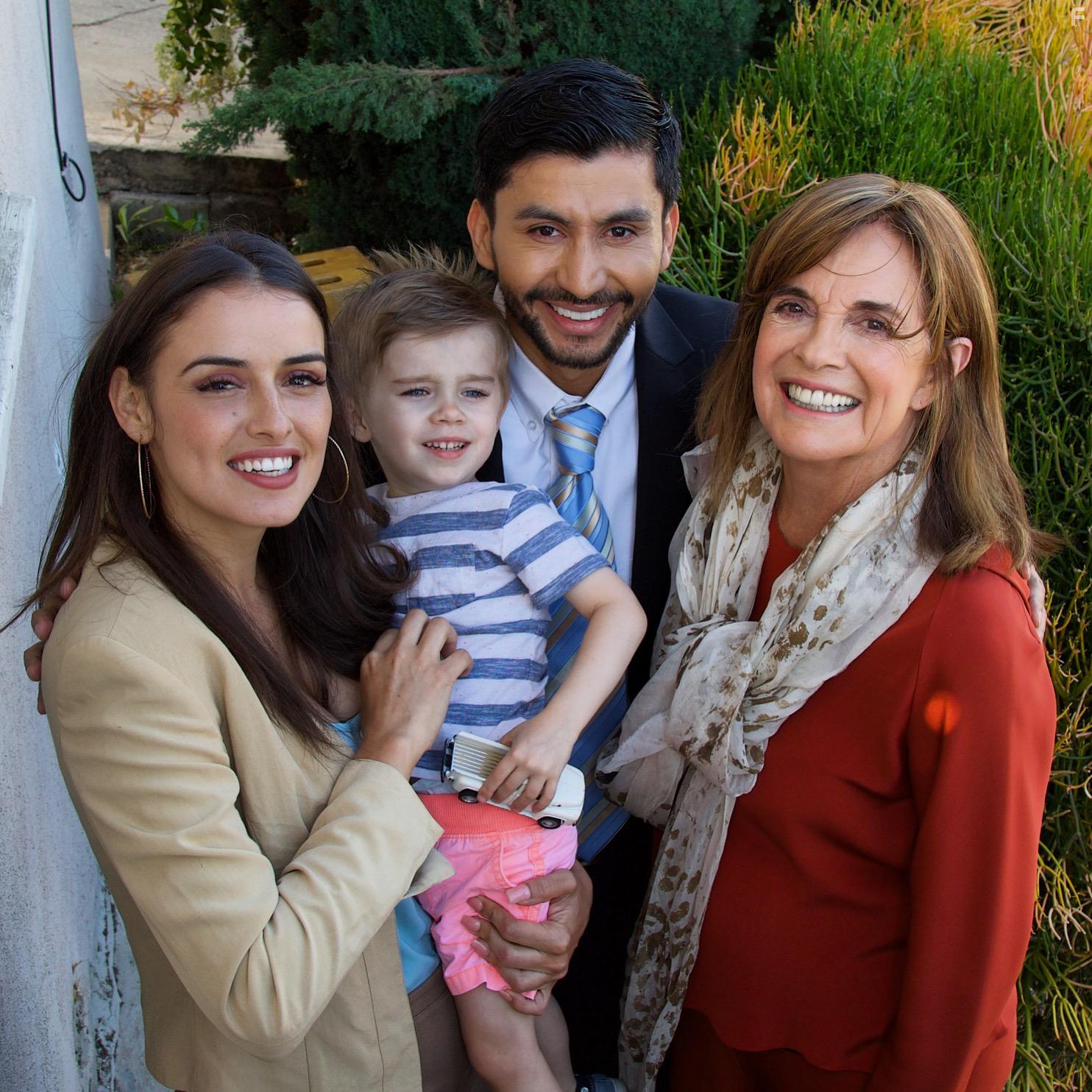 Linda Gray, Vannessa Vasquez, Ren Mena, and Cary Christopher in Prescience (2019)