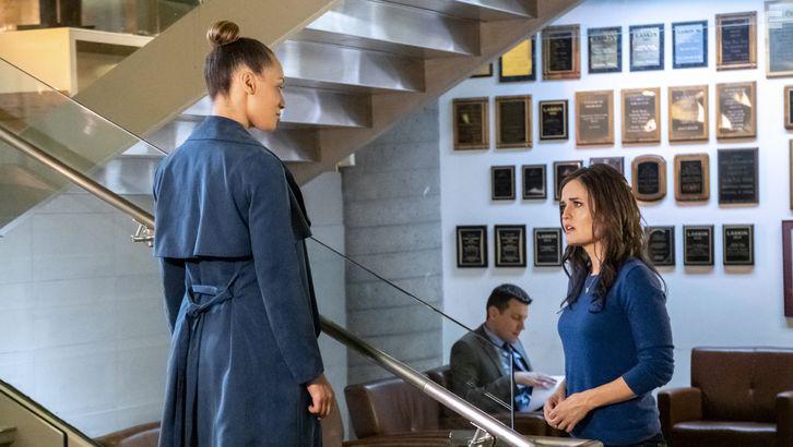 Danica McKellar and Kyana Teresa in The Matchmaker Mysteries: A Killer Engagement (2019)