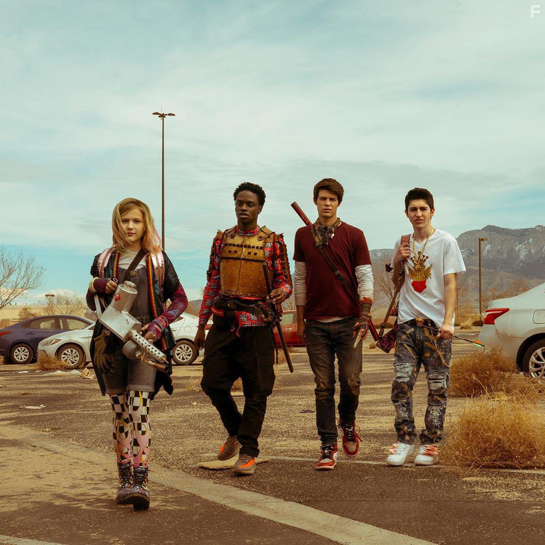 Colin Ford, Gregory Kasyan, Austin Crute, and Alyvia Alyn Lind in Daybreak (2019)