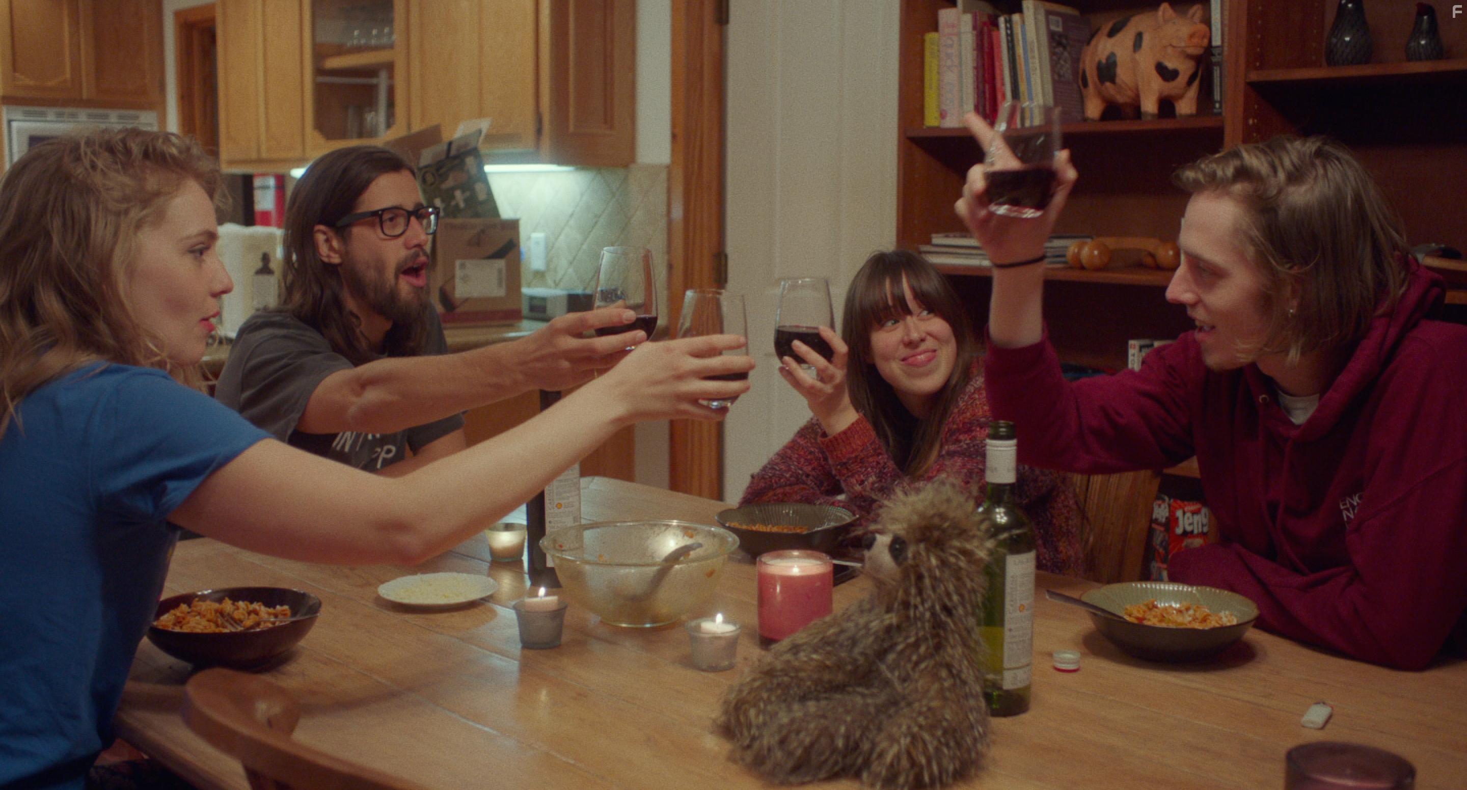 Hannah Barlow, Kane Senes, Katherine Du Bois, and Connor Barlow in For Now (2019)