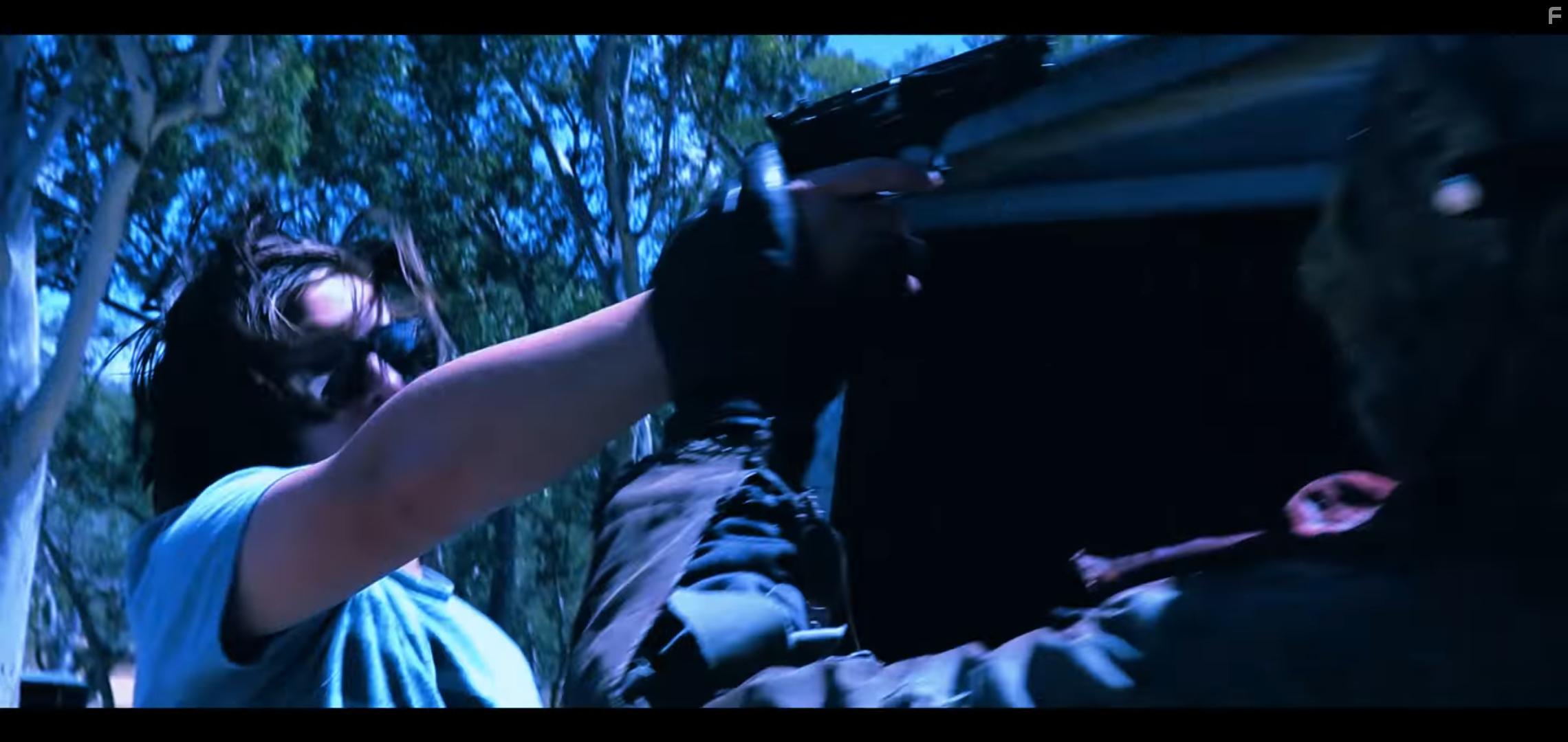 Joshua Pedder and Michael Holmes in Michael vs Jason: Evil Emerges (2019)