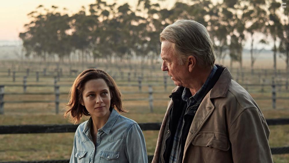Sam Neill and Teresa Palmer in Ride Like a Girl (2019)