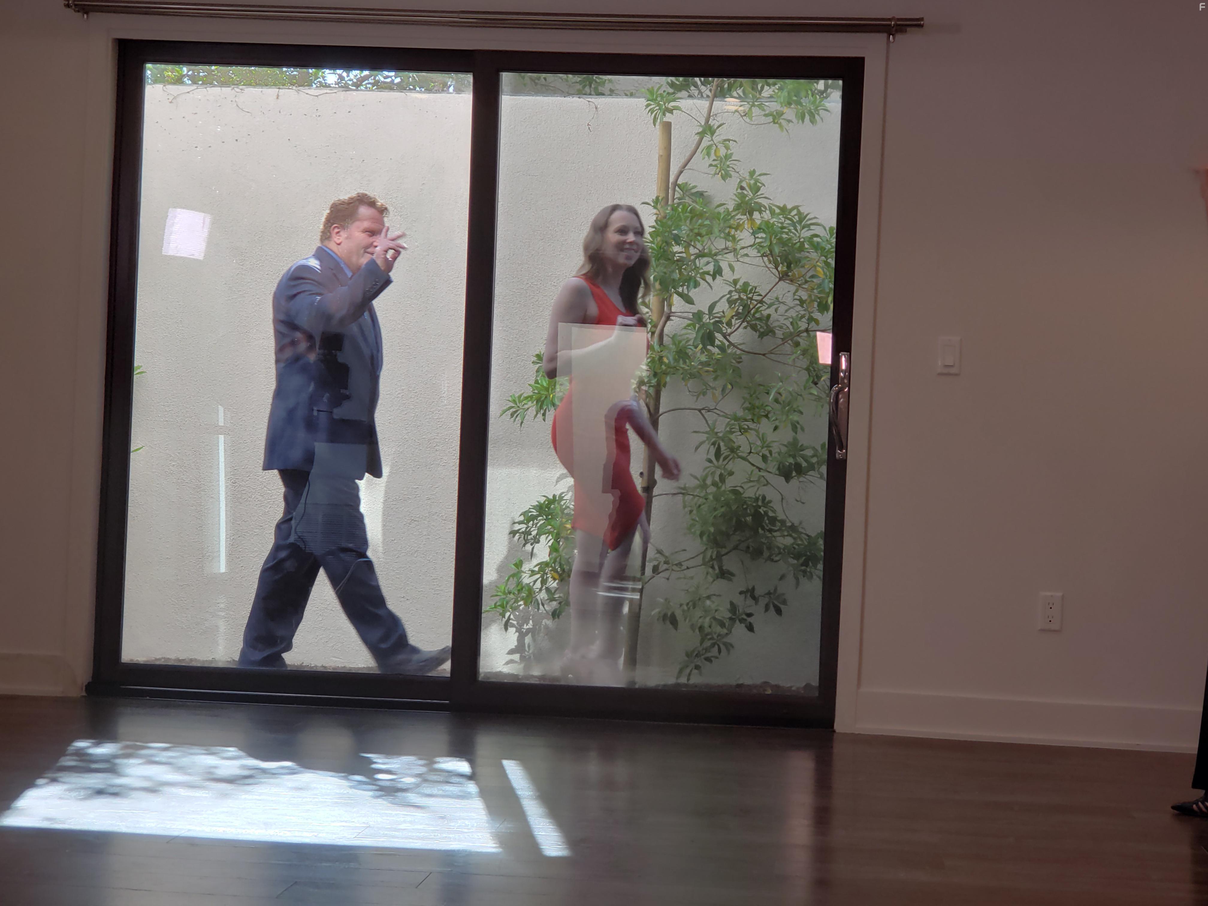 Jennifer Day and Noah Staggs in Evening Installation (2019)