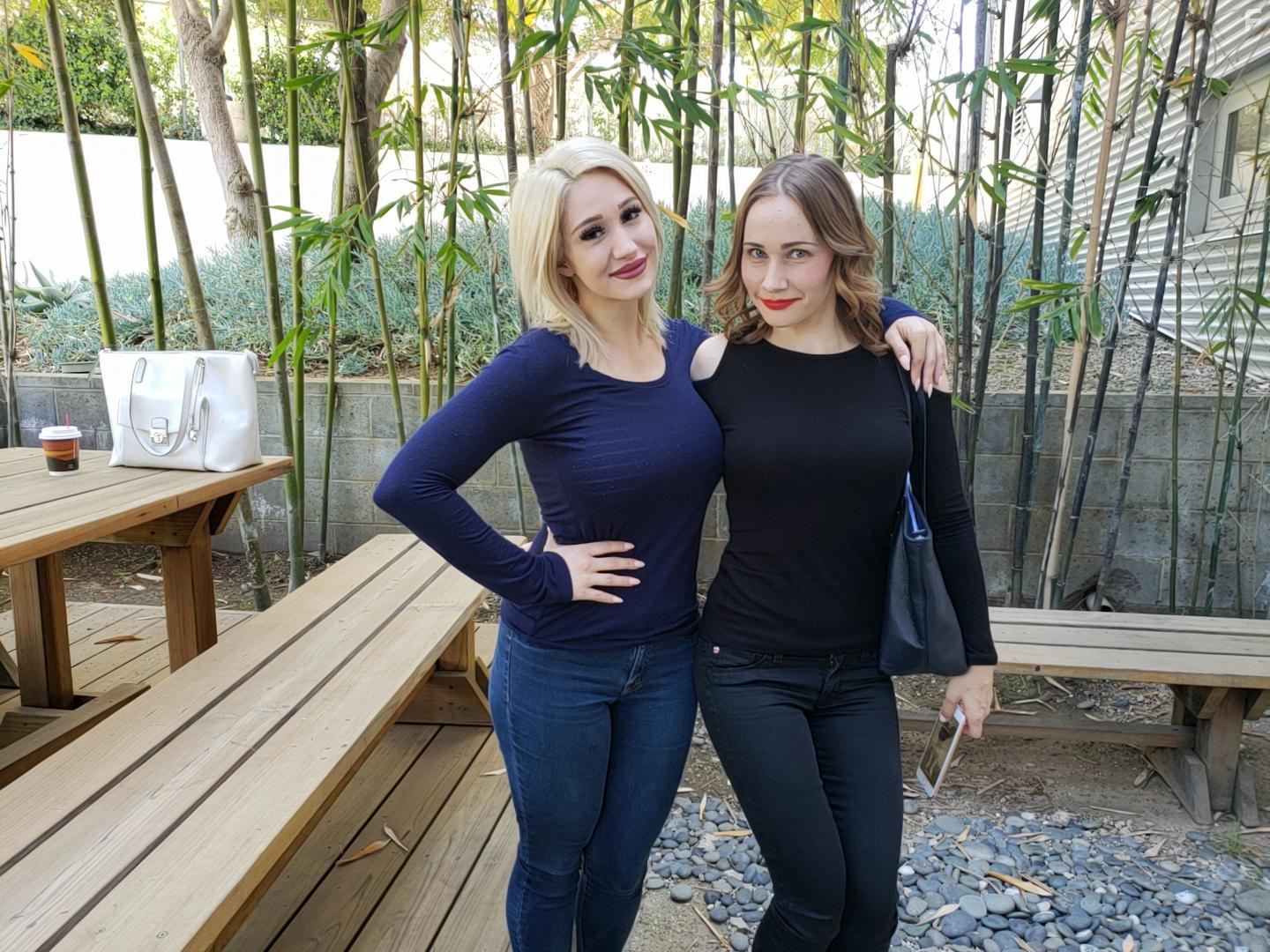 Tatiana Sokolova and Paige Bounassi in Evening Installation (2019)