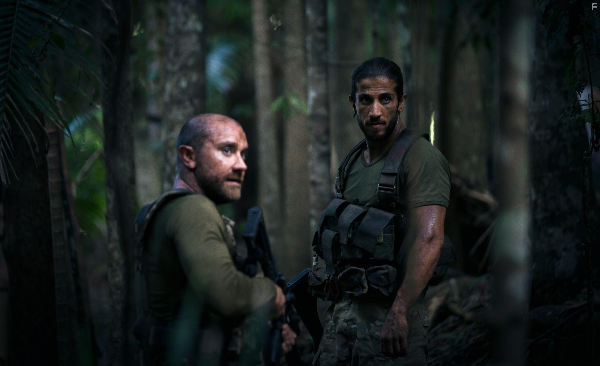 Firass Dirani and Josh McConville in Escape and Evasion