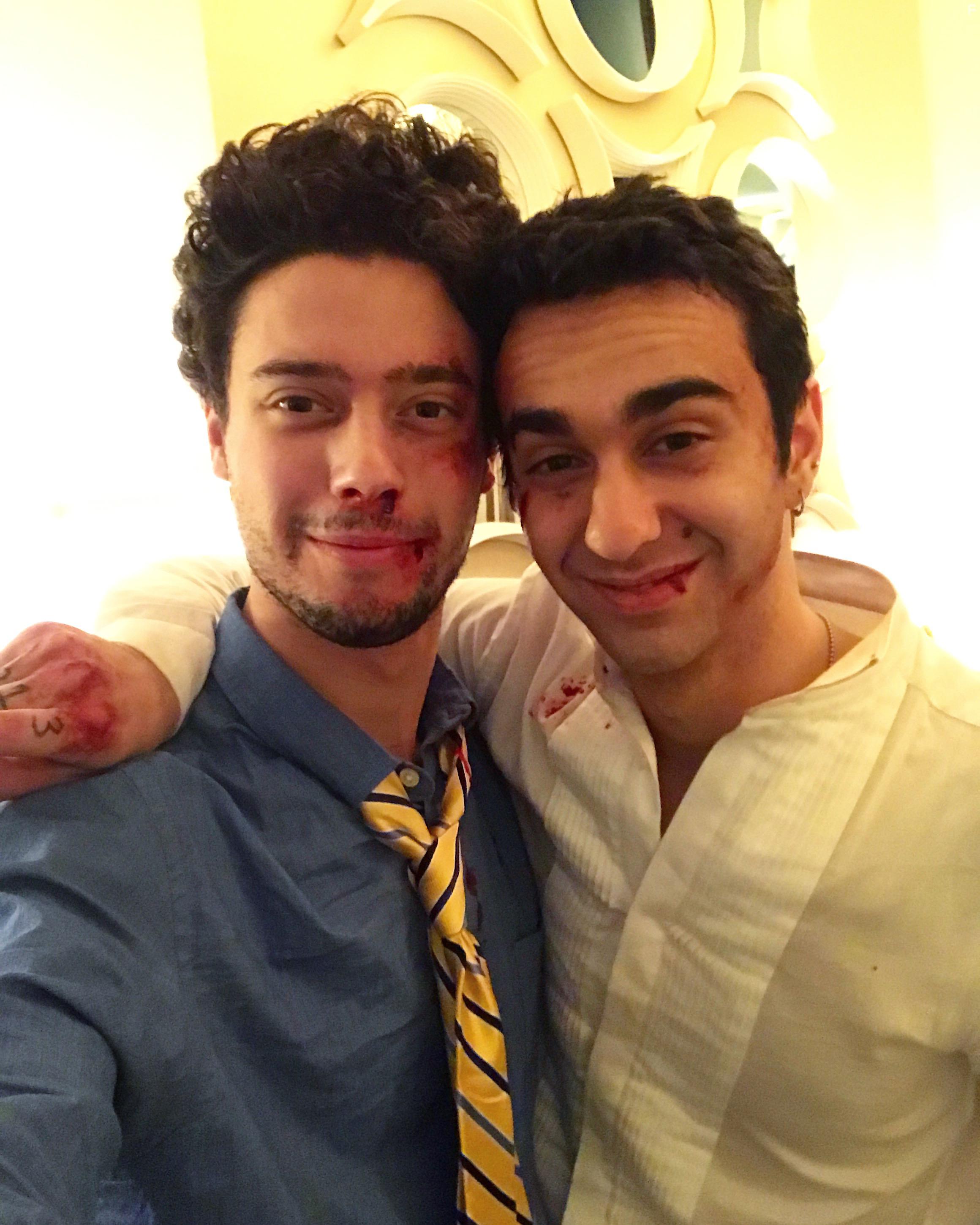 Eric Tabach and Alex Wolf in "The Cat and the Moon"