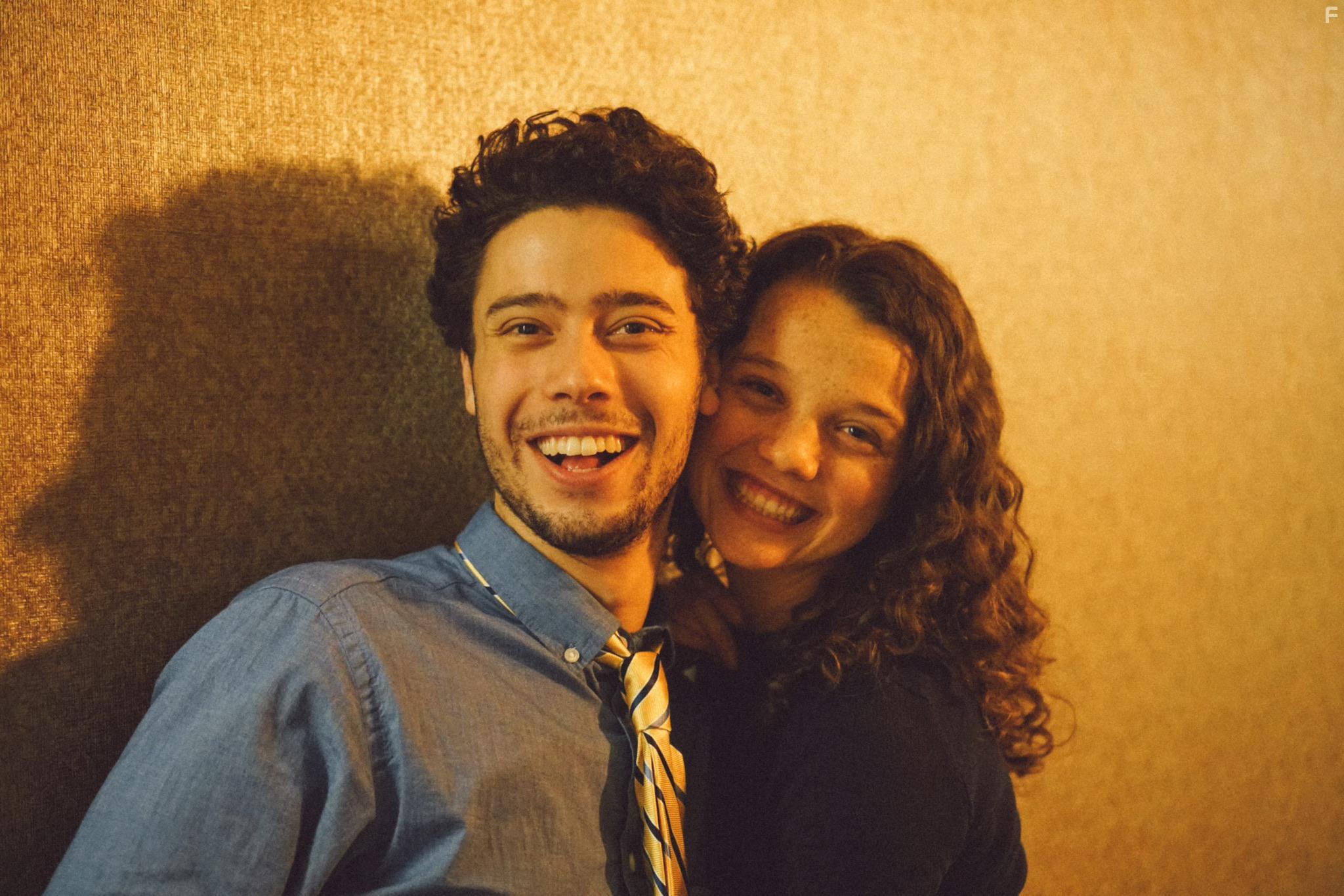 Eric Tabach and Stefania LaVie Owen in "The Cat and the Moon"