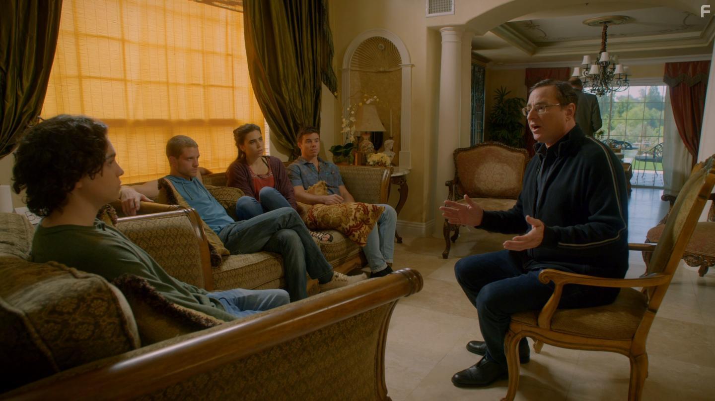 Bob Saget, Max Burkholder, Clara Mamet, David Hull, and Jonny Weston in Benjamin (2019)