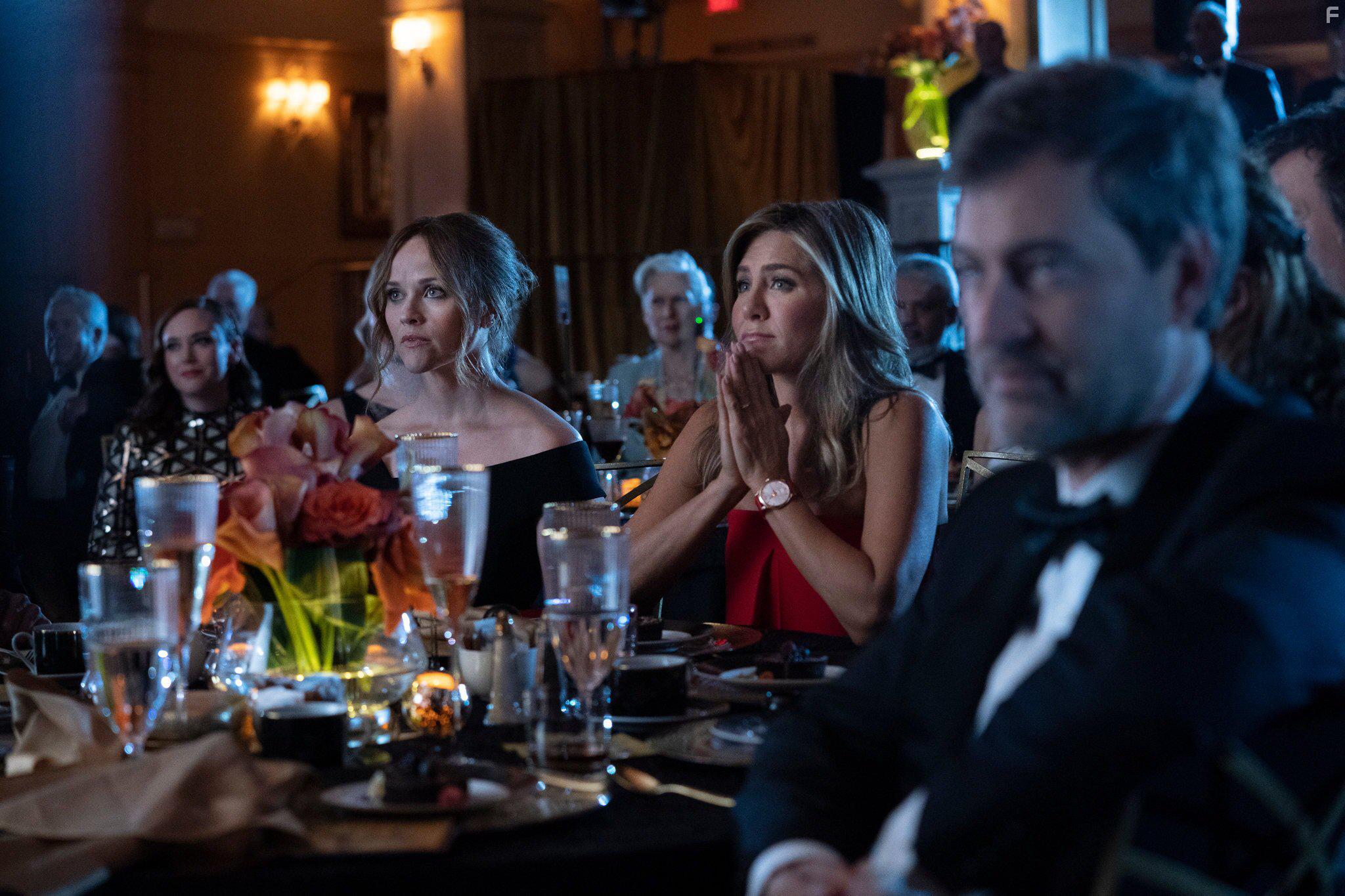 Jennifer Aniston, Reese Witherspoon, and Mark Duplass in The Morning Show (2019)