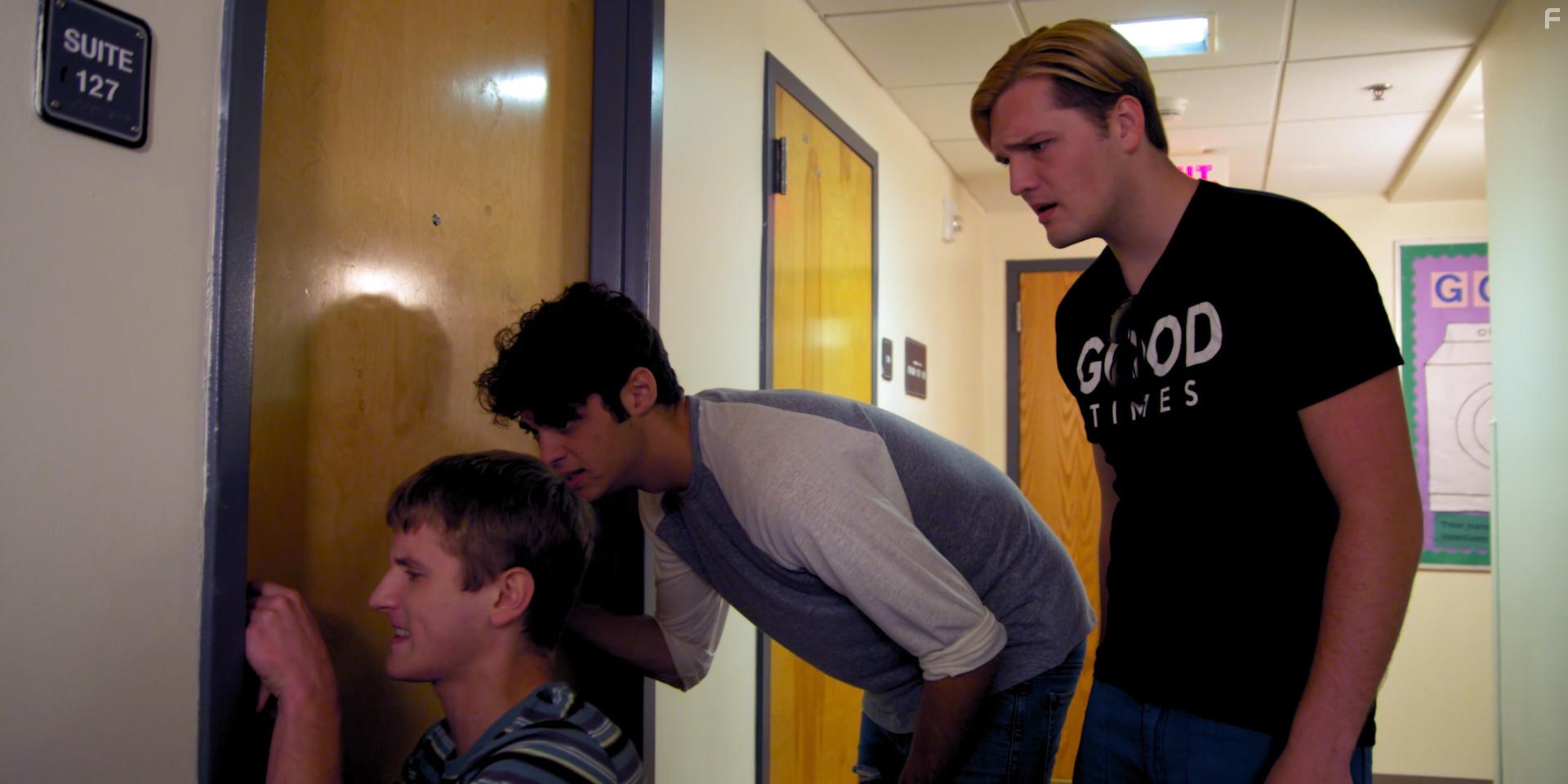 Christian Hutcherson, Nathan Gamble, and Noah Centineo in Swiped (2018)