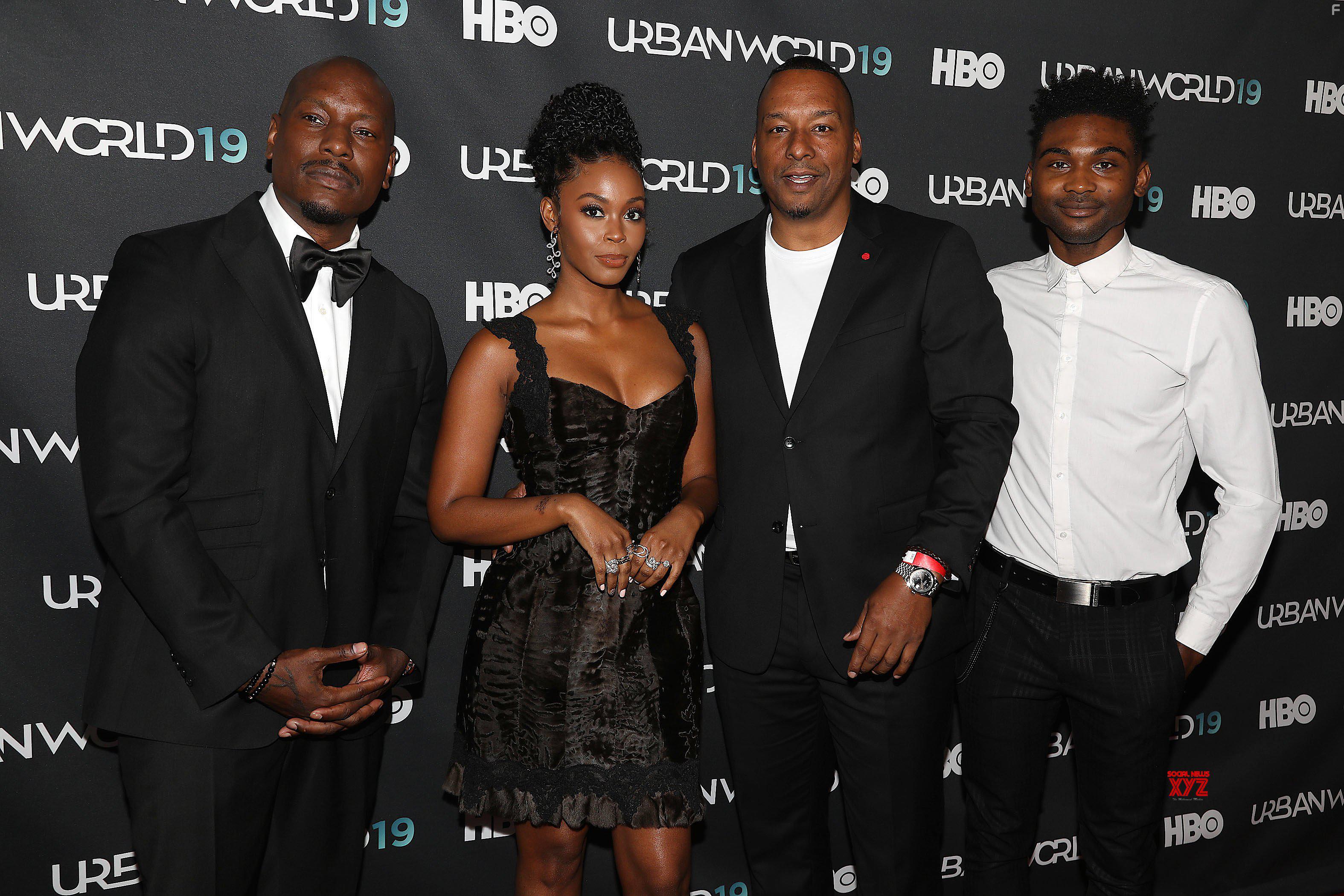 Tyrese Gibson, Nafessa Williams, Deon Taylor and Frankie Smith attend the screening for Black and Blue at the Urbanworld Film Festival