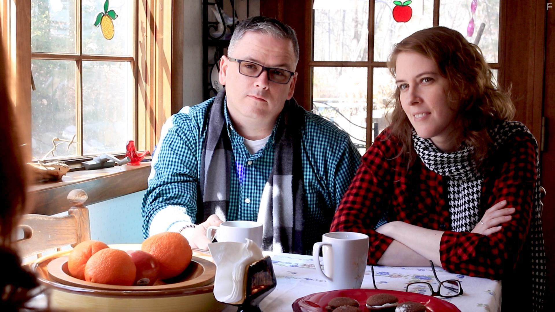 Jennifer James Davies and Robert Nicholson in One Winter Night (2019)