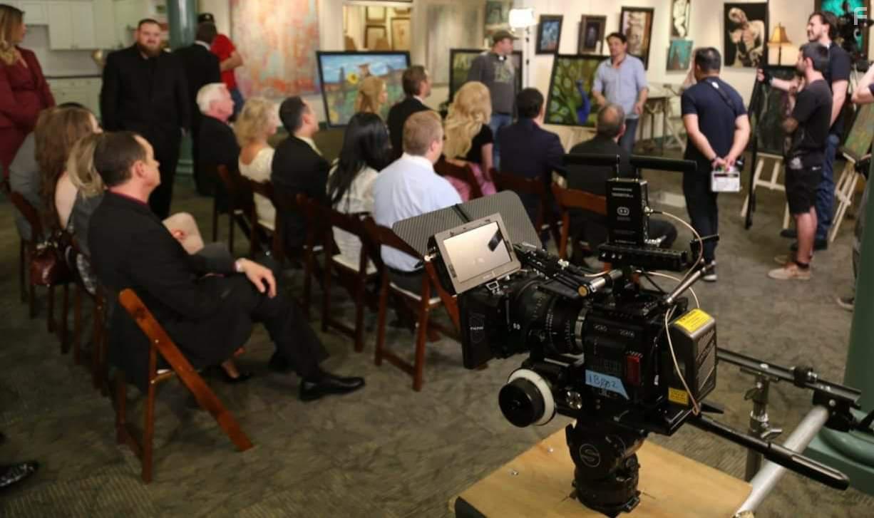 Hans Hernke, Jessica Morris, Lukas Hassel, and Justin P. Warren in Art of the Dead (2019)