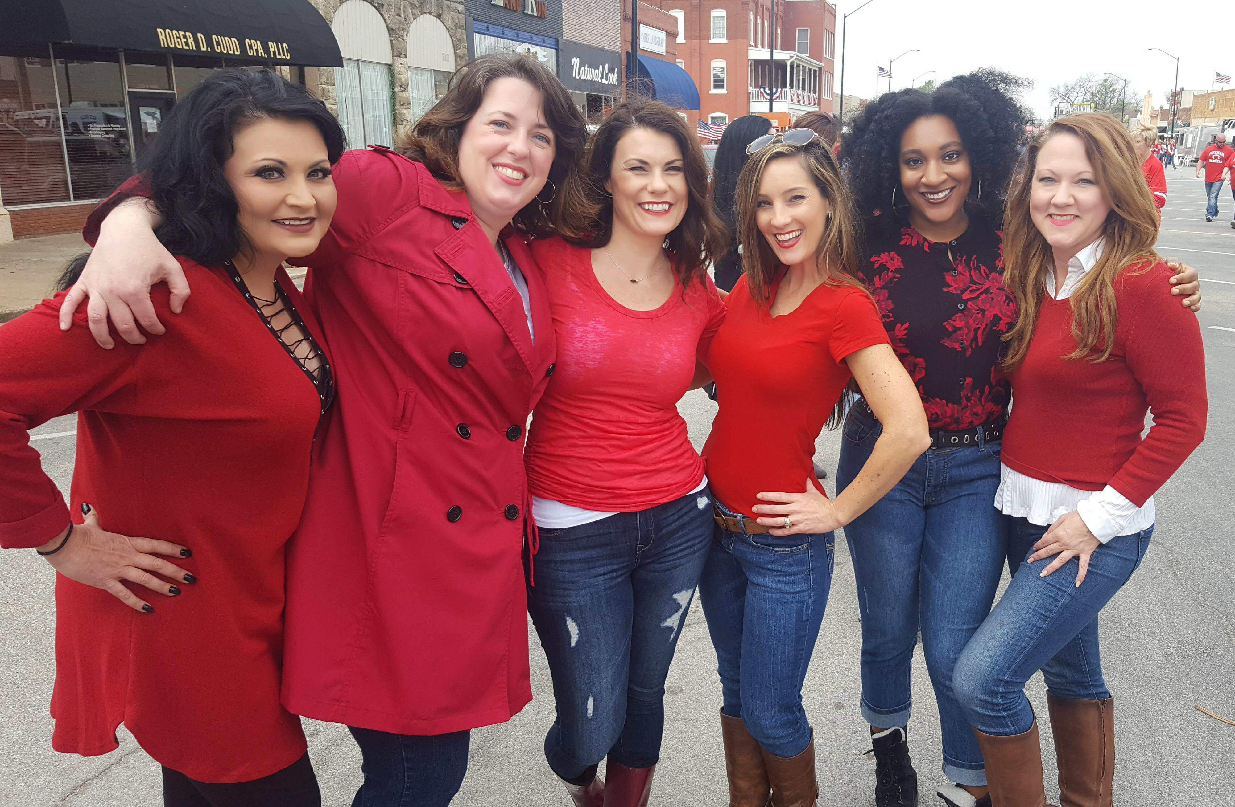 Renee Gauthier, Leesa Neidel, and Dazyah Al-Aleem in The Turkey Bowl (2019)