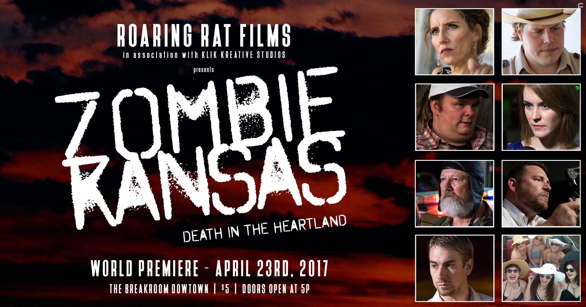 Shawn Nyberg, Dusty Nichols, Alexandra Reilly, David Crawford, Sheri Rippel, Bruce Smith, Kelly Rippel, Ashley Young, Laura Mzichteno, Larissa Goodwin, Lauren Smith, Wendy Long, and Abigail Musick in Zombie Kansas: Death in the Heartland (2017)