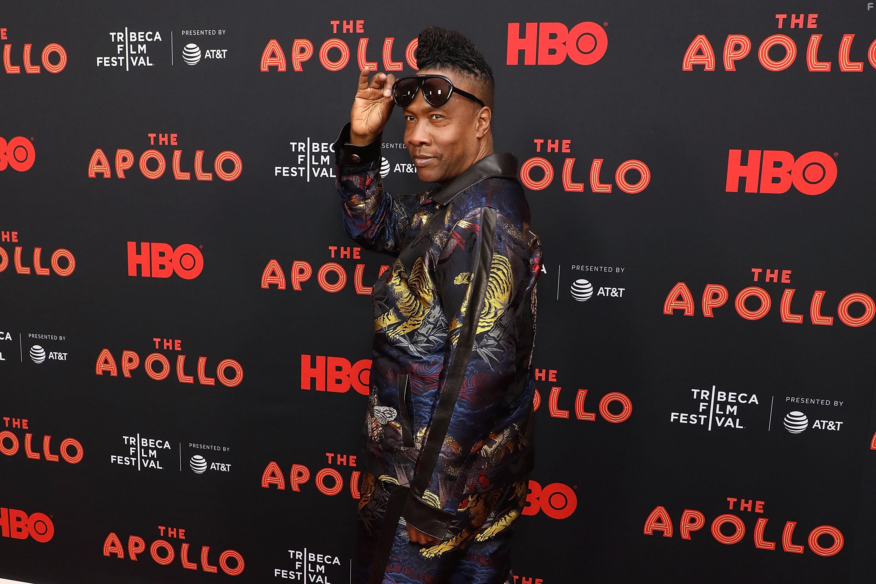 Roger Ross Williams at an event for The Apollo (2019)