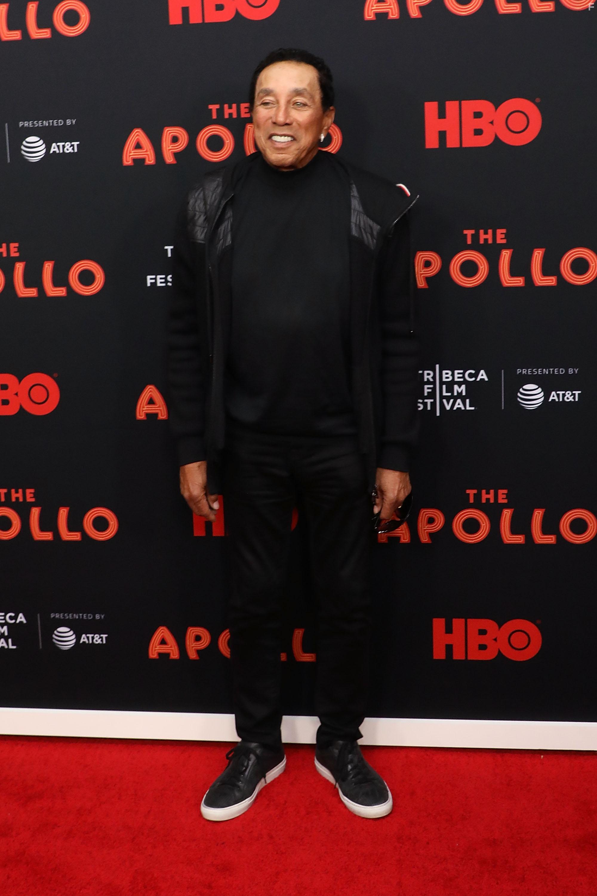 Smokey Robinson at an event for The Apollo (2019)