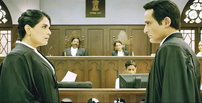 Akshaye Khanna and Richa Chadha in Section 375 (2019)