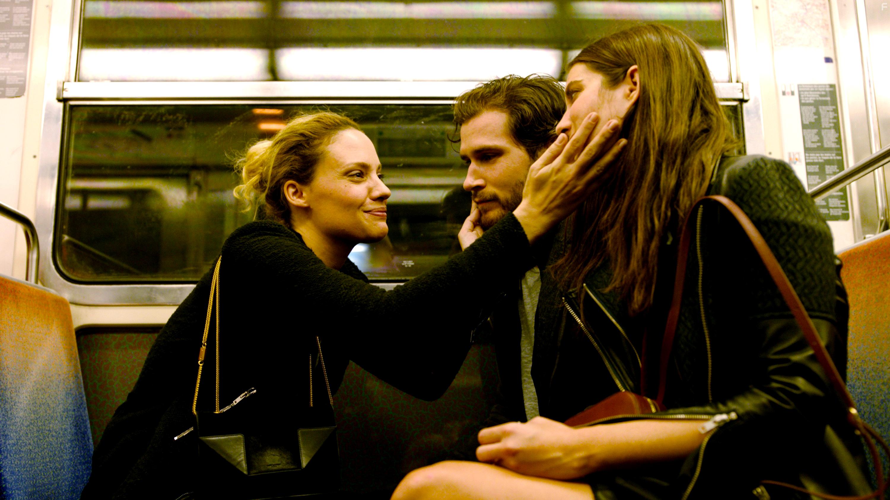 Camille De Pazzis, Justine Wachsberger, and Raphael Desprez in Where We Go from Here (2019)