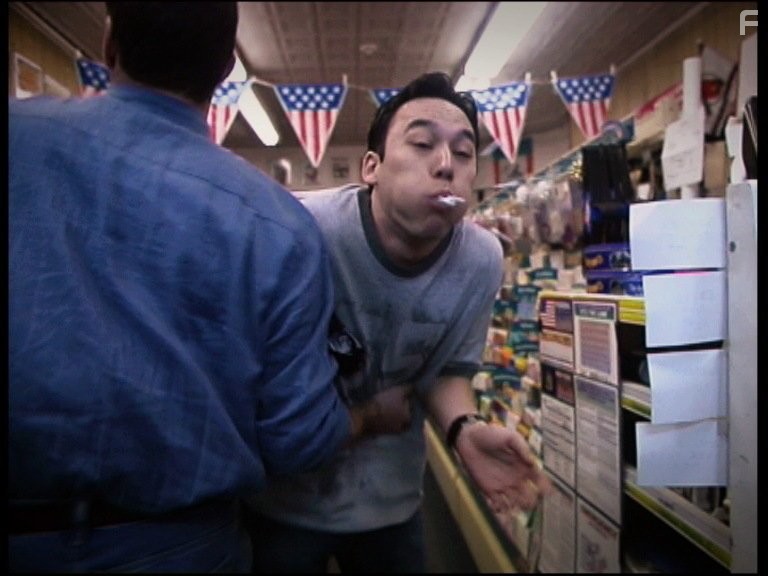 Our Pharmacist makes sure his customers don't swallow too many pills!