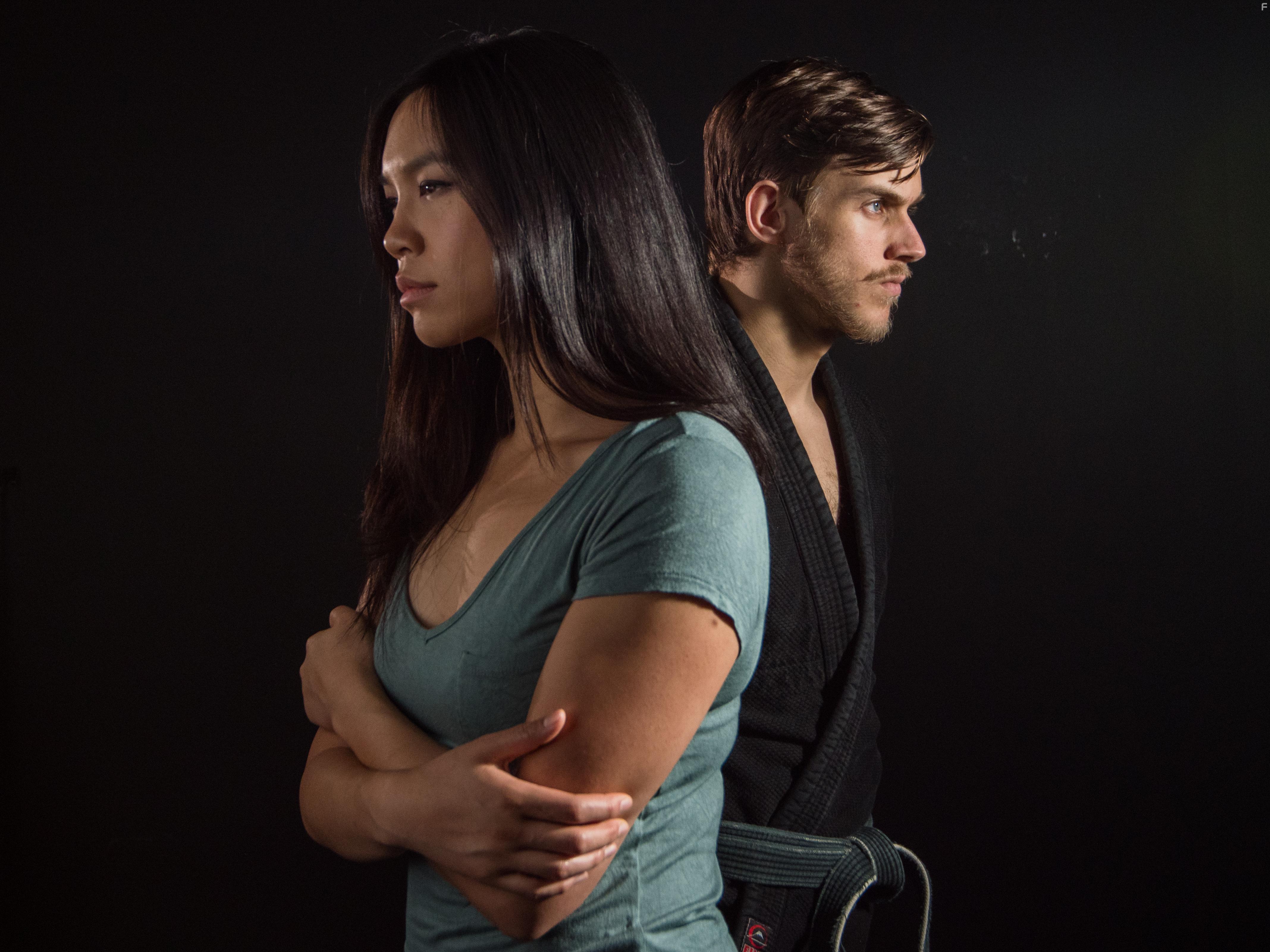 Regina Ting Chen and Matthew Meehan in Lion Killer (2019)