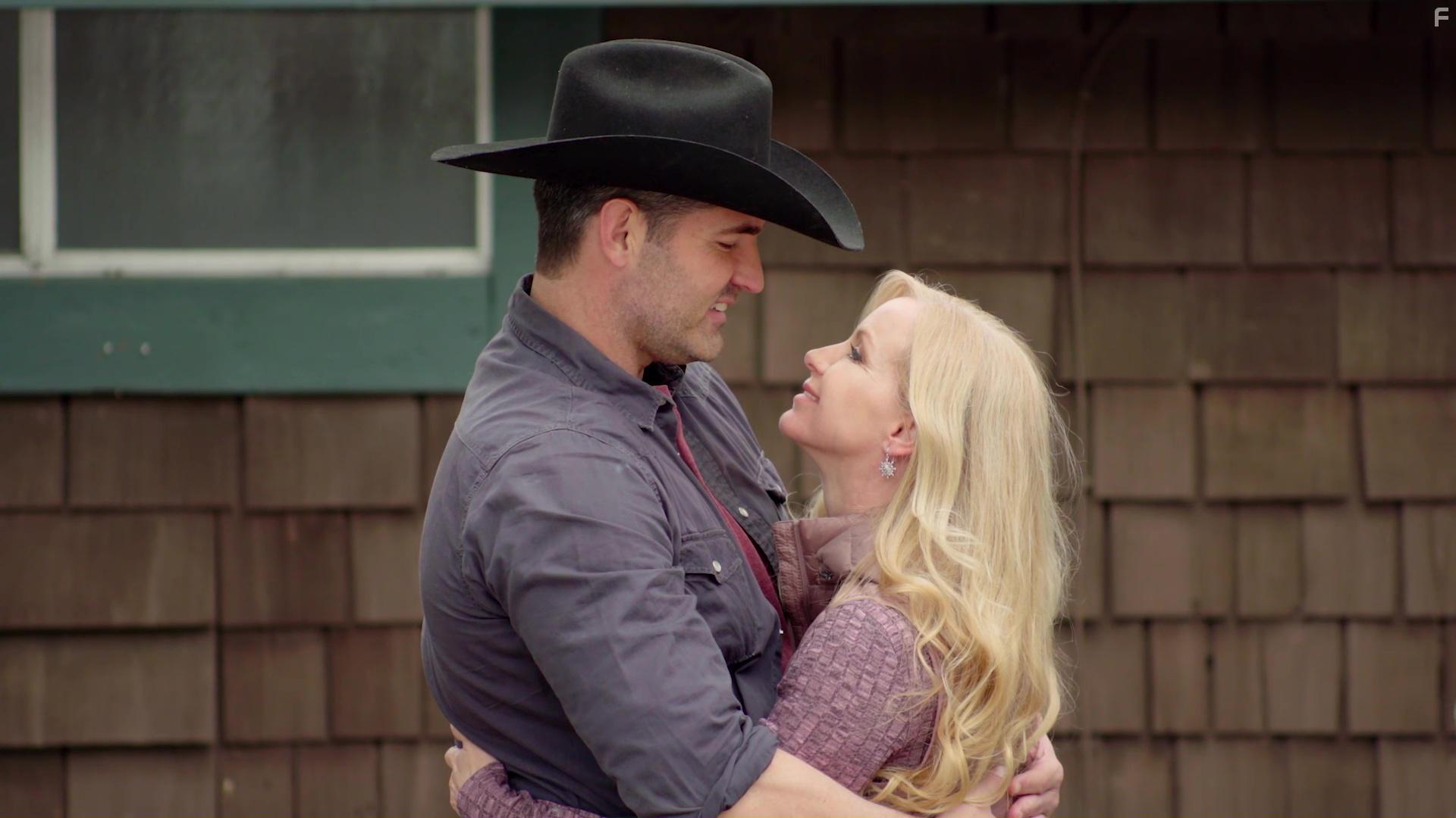 Matt Merchant and Olivia Dunkley in A Holiday Boyfriend (2019)