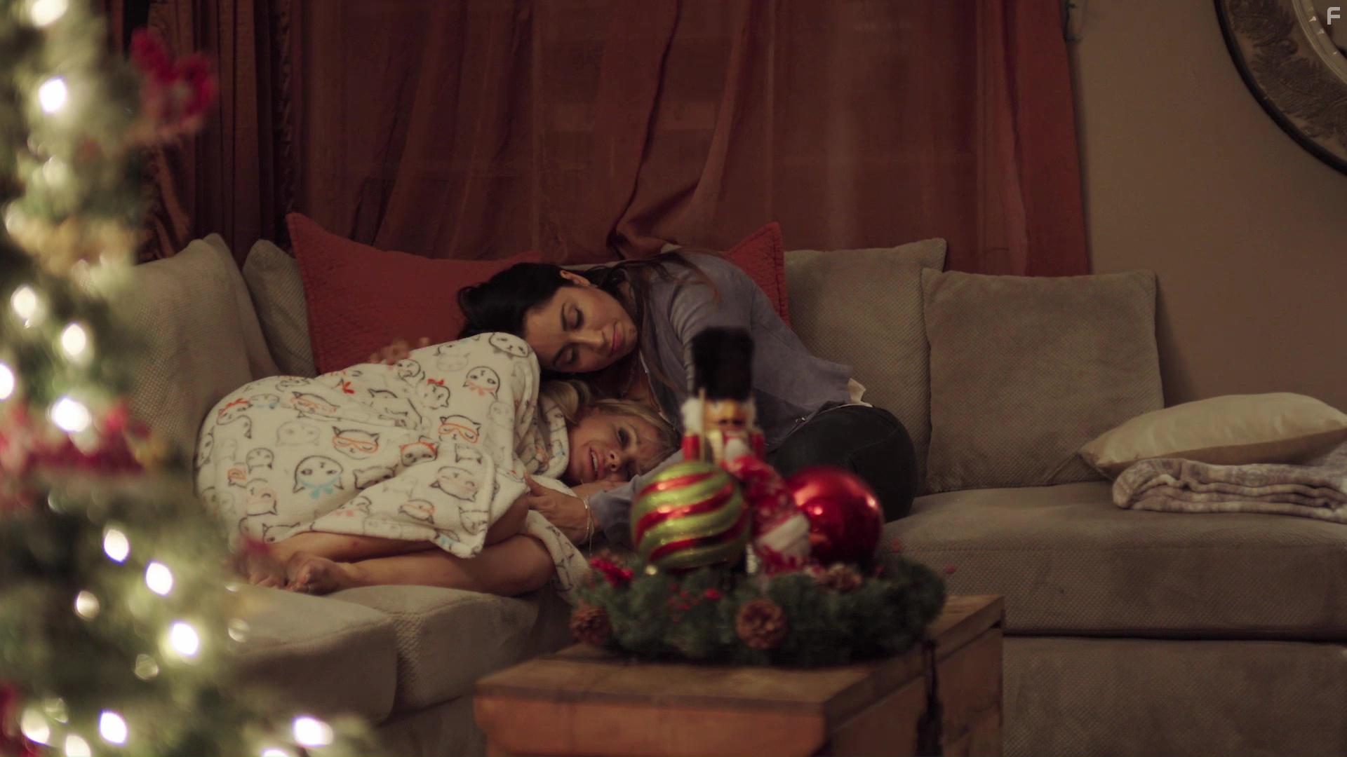 Olivia Dunkley and Michelle Jubilee Gonzalez in A Holiday Boyfriend (2019)
