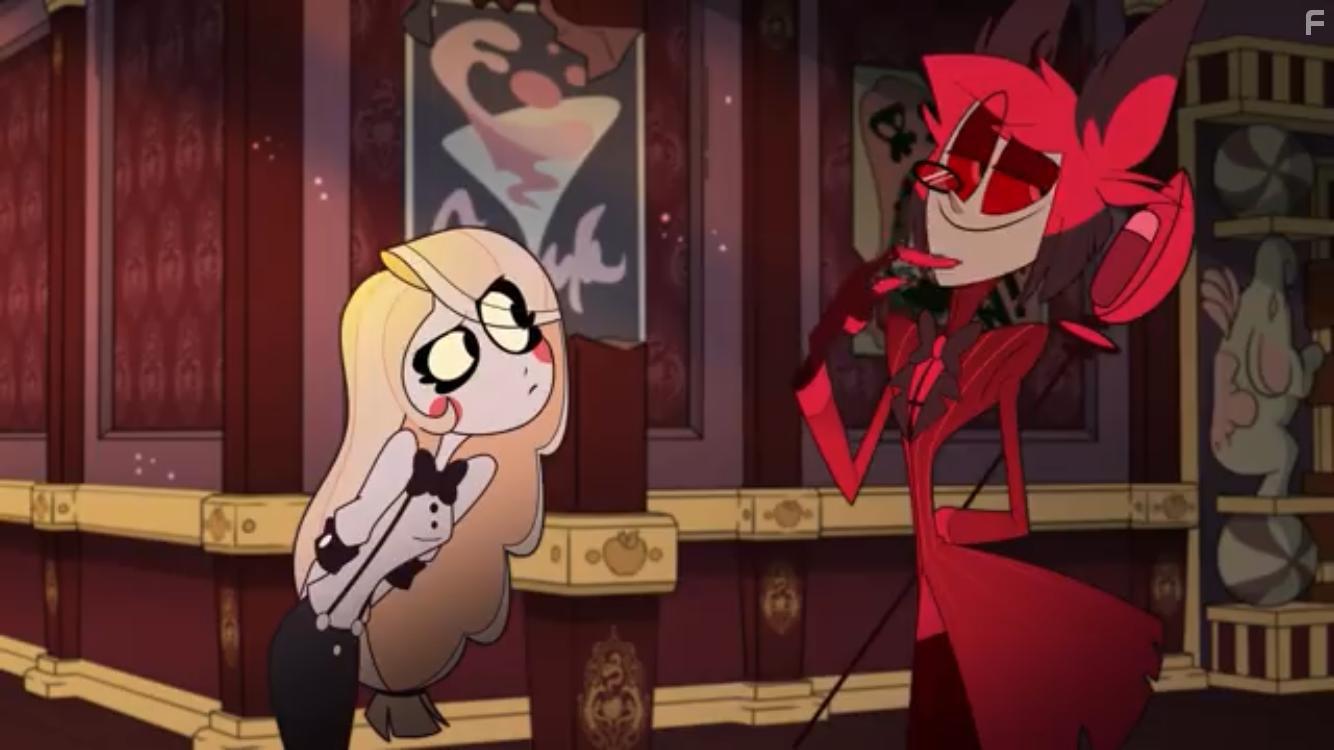 Edward Bosco and Jill Harris in Hazbin Hotel (2019)