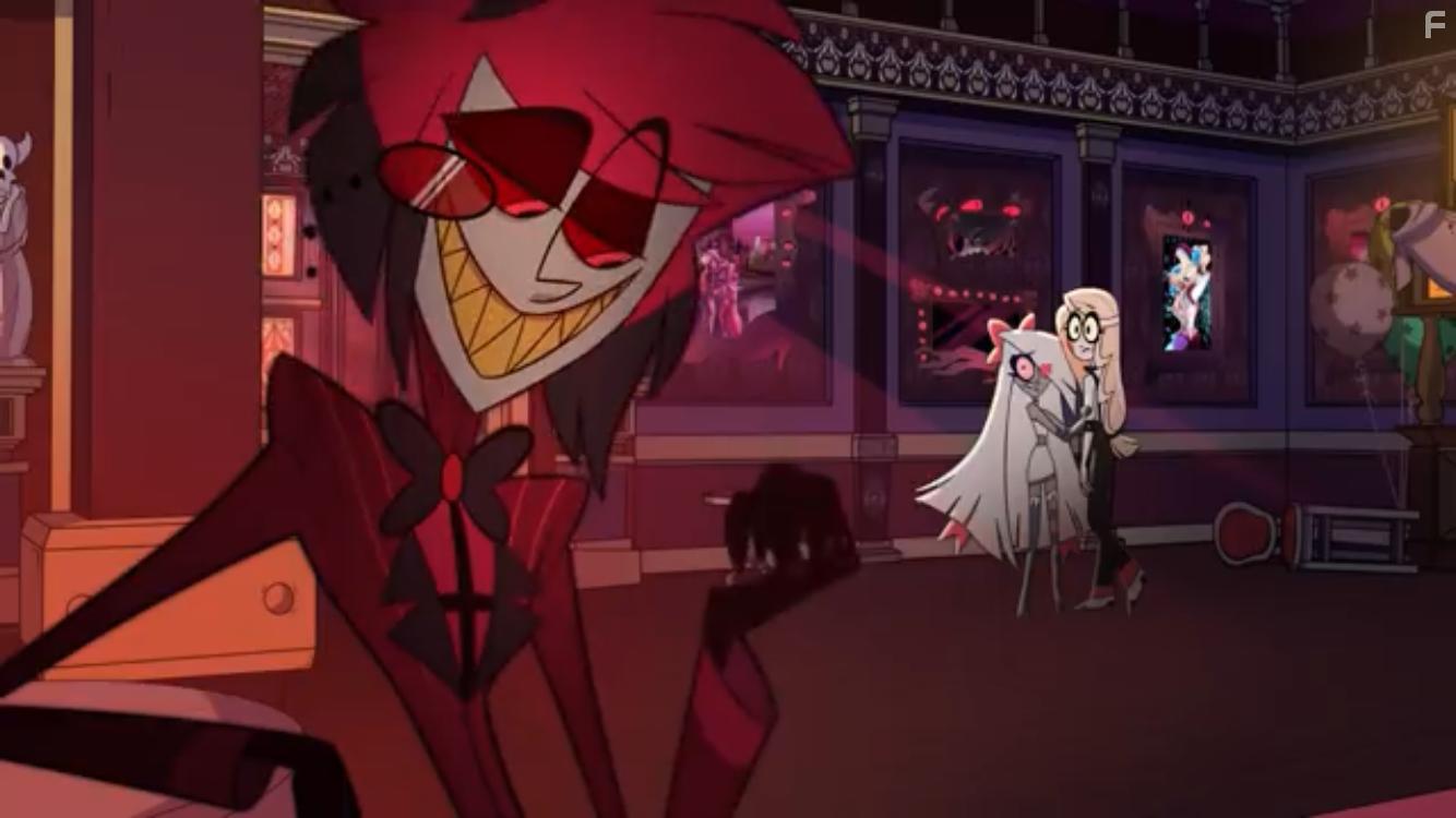 Edward Bosco, Jill Harris, and Monica Franco in Hazbin Hotel (2019)