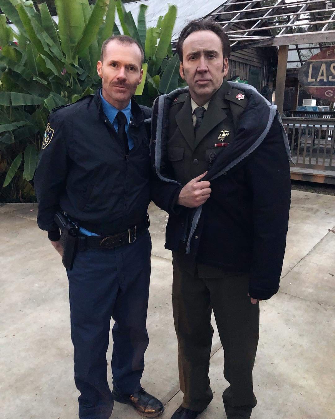 Nicolas Cage and Oliver Trevena in Grand Isle (2019)