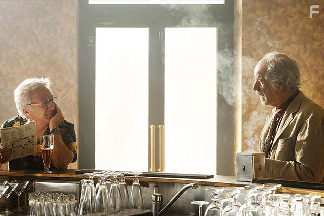 Dustin Hoffman and Toni Servillo in L'uomo del labirinto (2019)