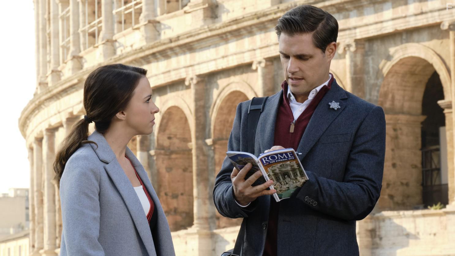 Lacey Chabert and Sam Page in Christmas in Rome (2019)