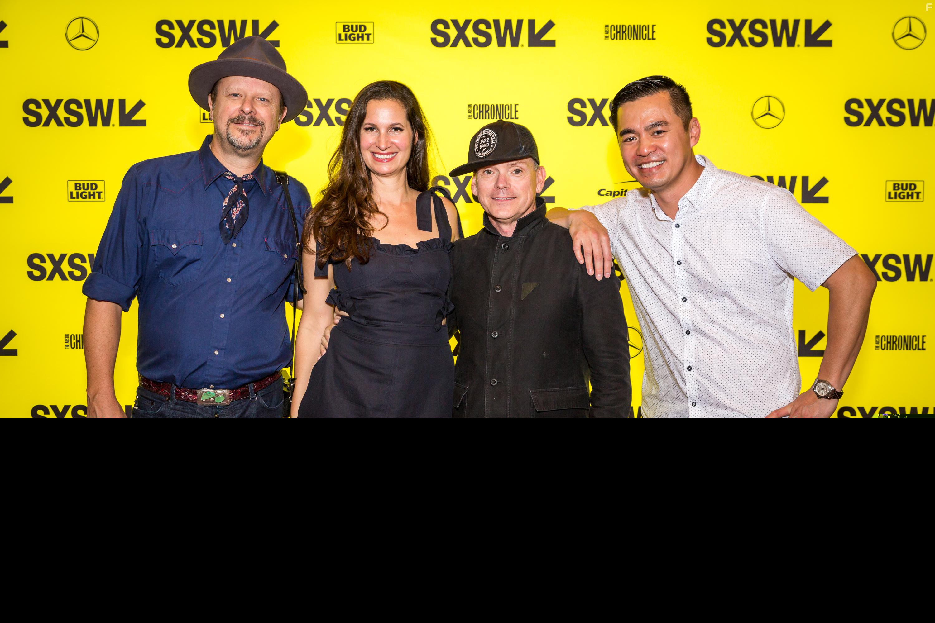 Danny Clinch, T.G. Herrington, Han Soto, and Nicelle Herrington at an event for A Tuba to Cuba (2018)