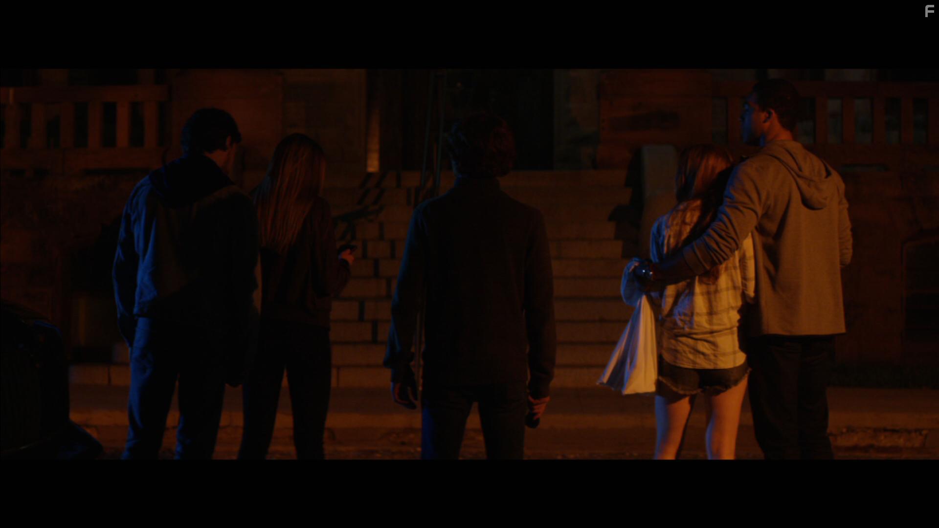 Grayson Russell, Jason Woods, Matthew Barnes, Megan West, and Annalisa Cochrane in Apparition (2019)