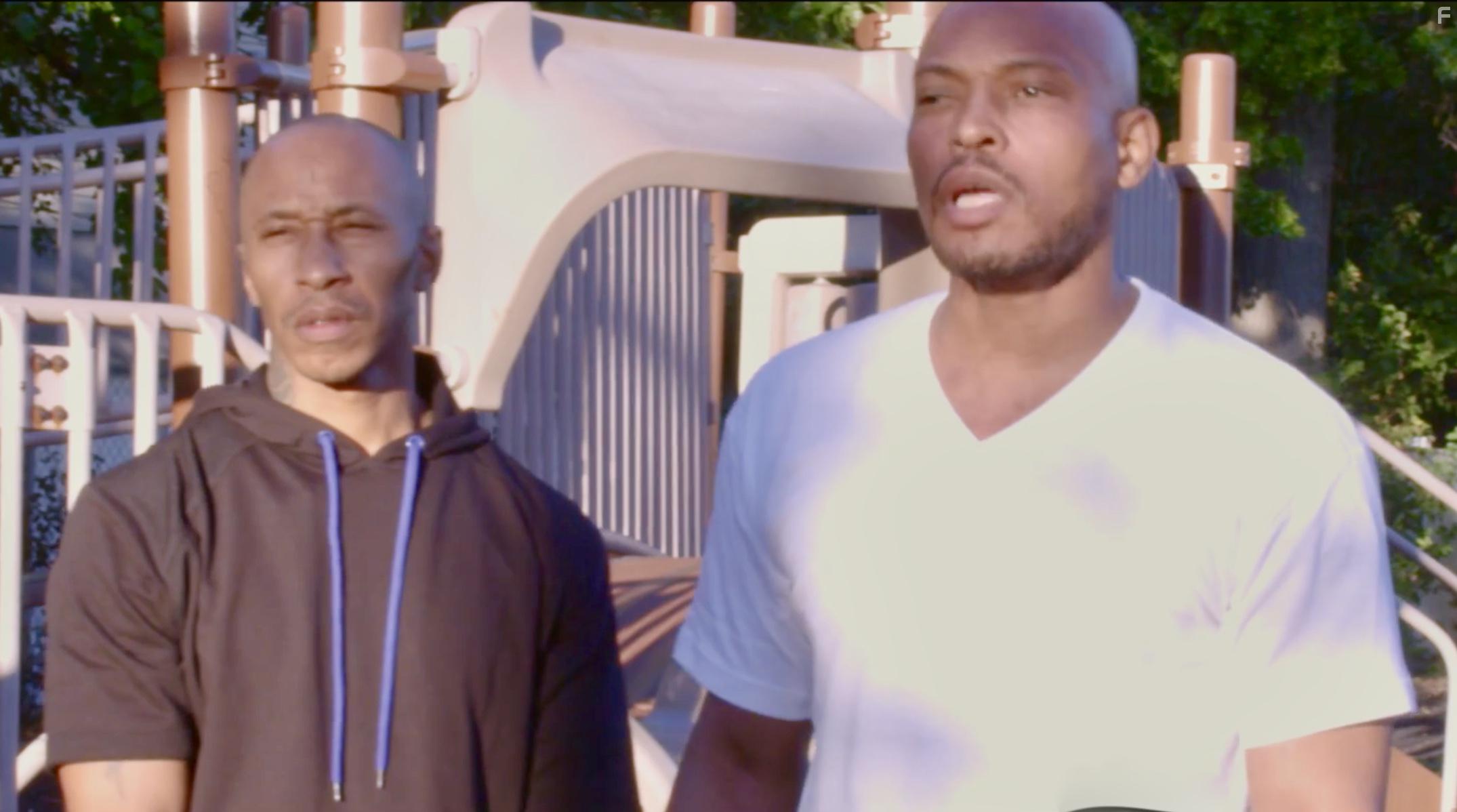 Sticky Fingaz and Fredro Starr in The Fearless One (2017)