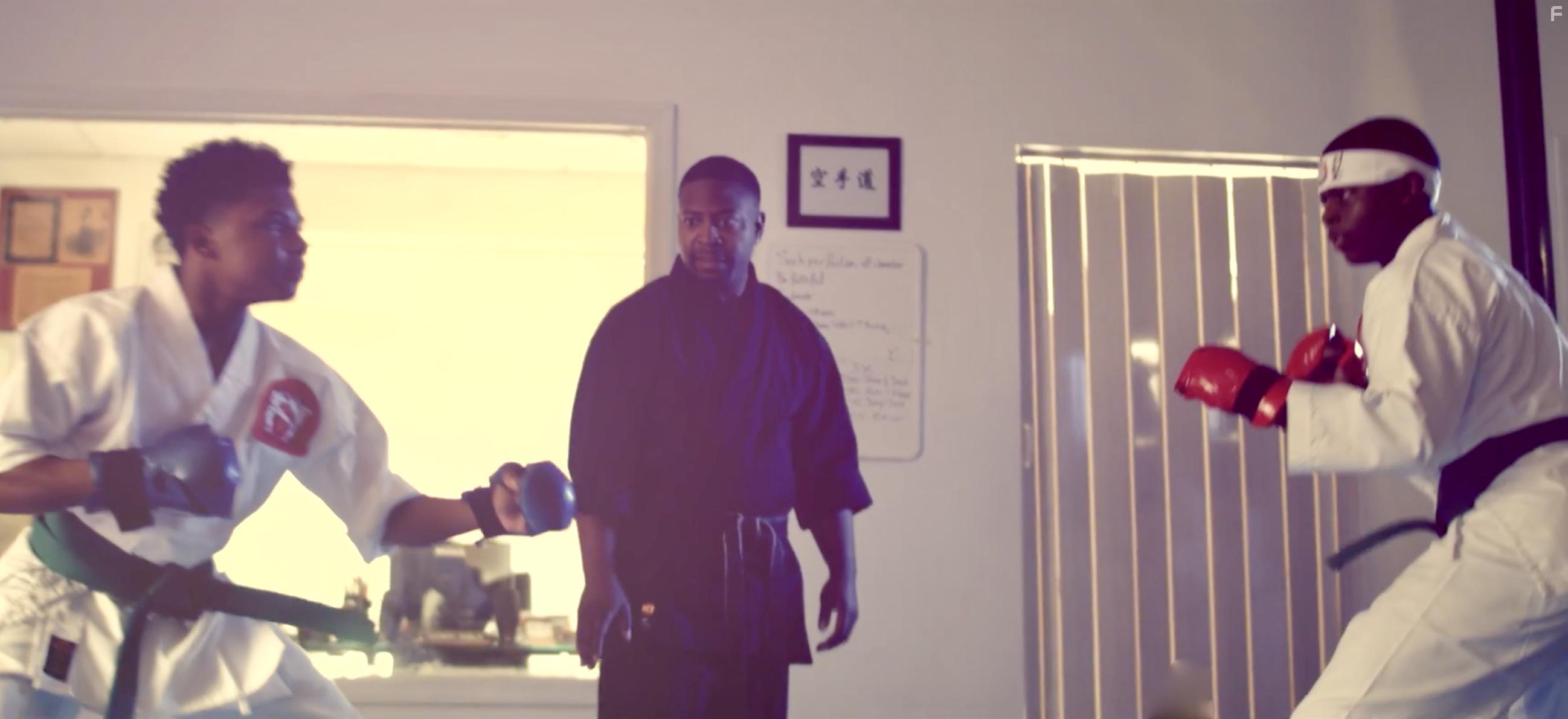 Prentiss Thompson, Alonzo Herran III, and Ekow Yankey Jr. in The Fearless One (2017)